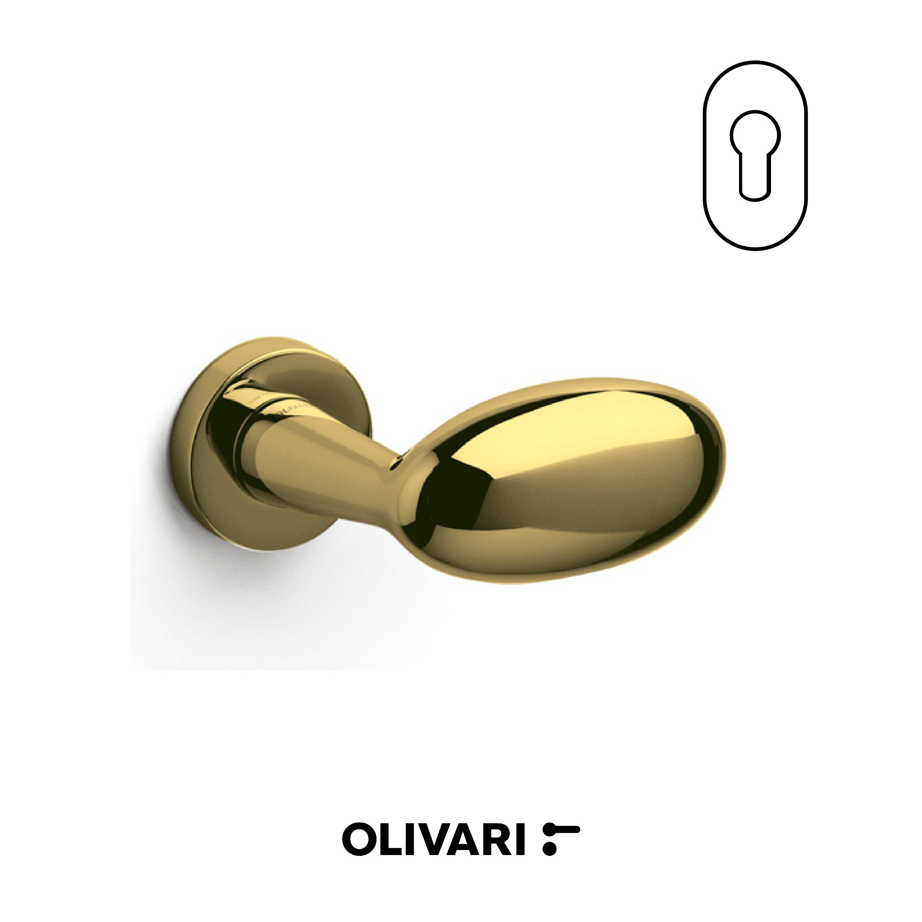 Blindo - Olivari Maniglia per porta interna - Imhoff Handles
