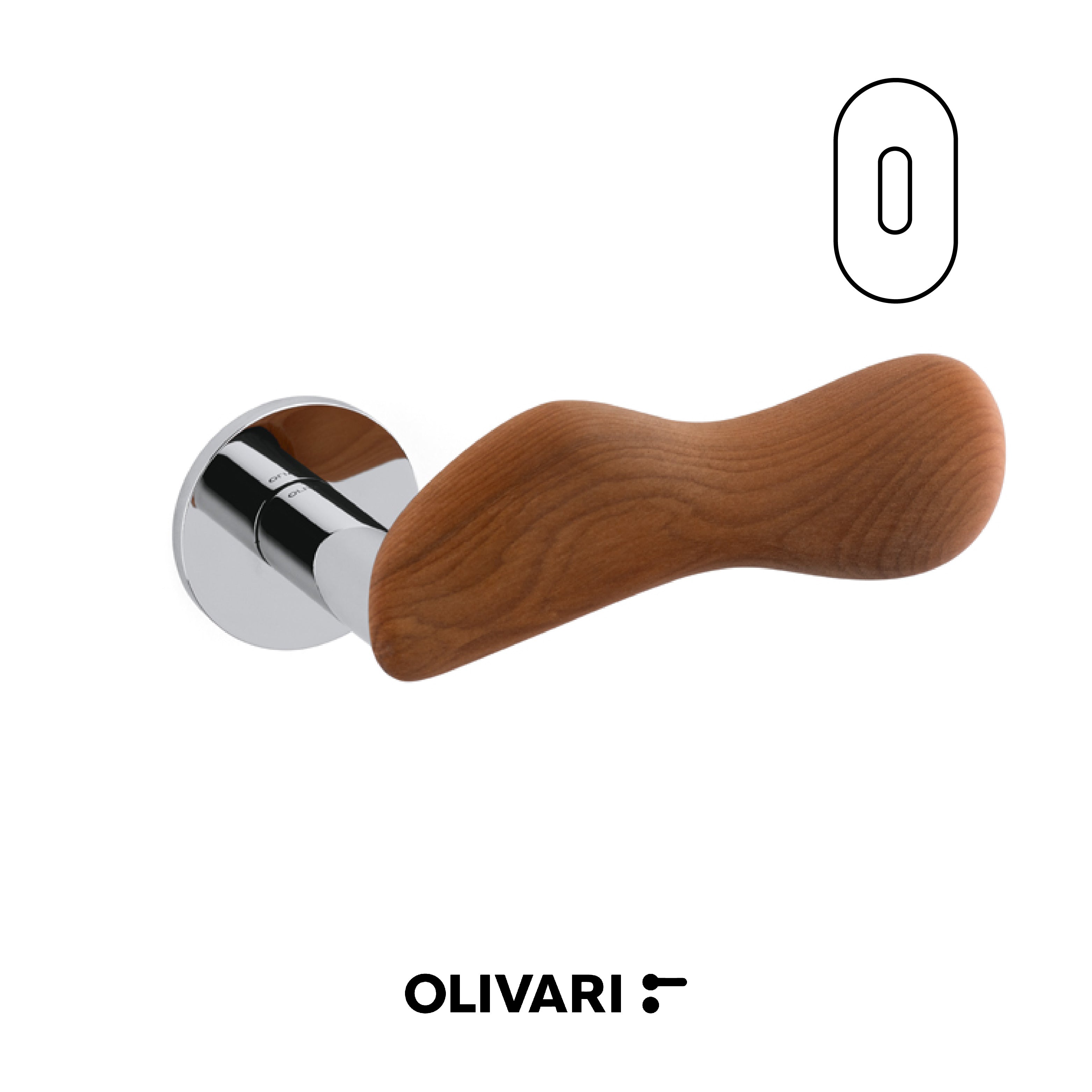 Chelsea legno - Olivari Maniglia per porta interna - Imhoff Handles