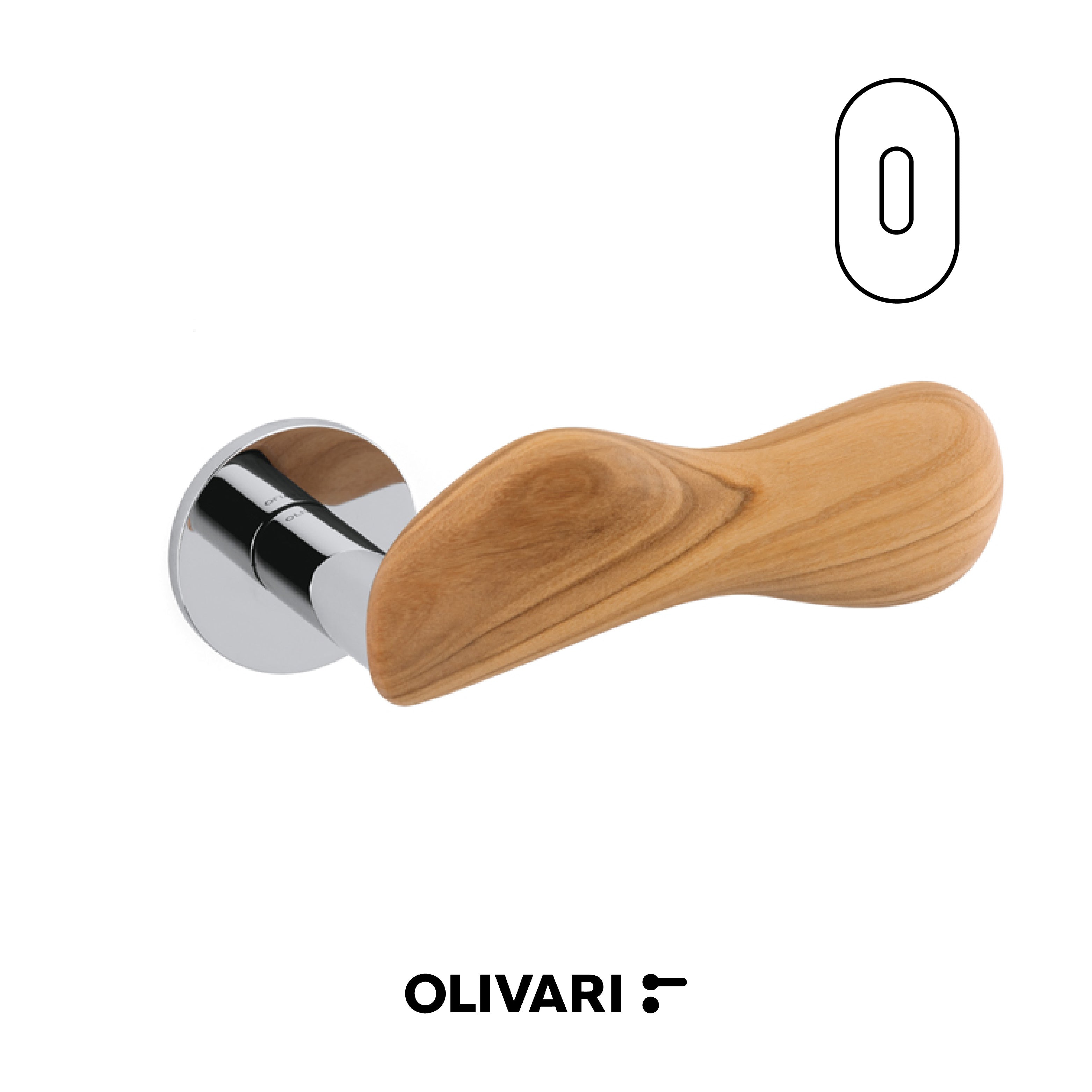 Chelsea legno - Olivari Maniglia per porta interna - Imhoff Handles