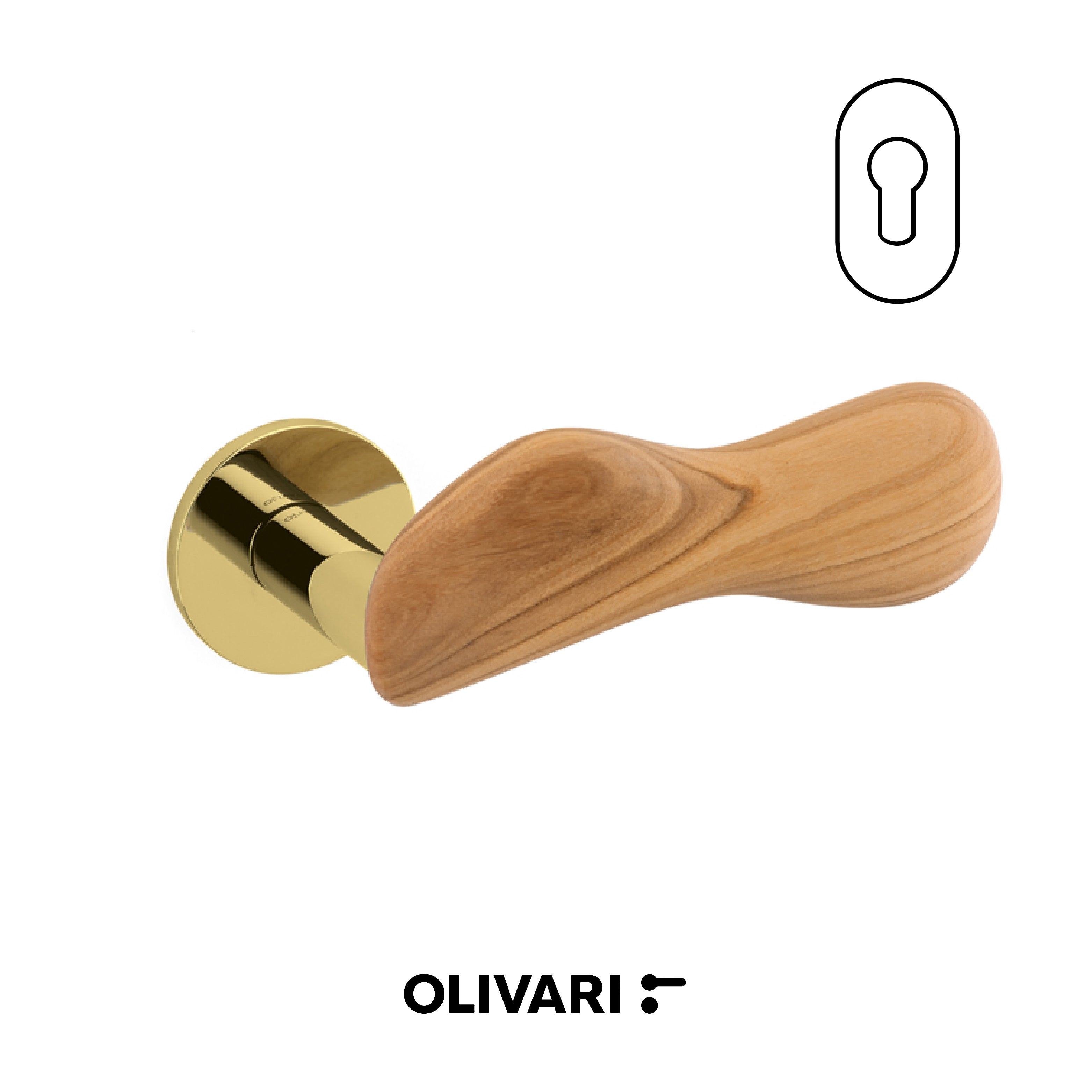 Chelsea legno - Olivari Maniglia per porta interna - Imhoff Handles