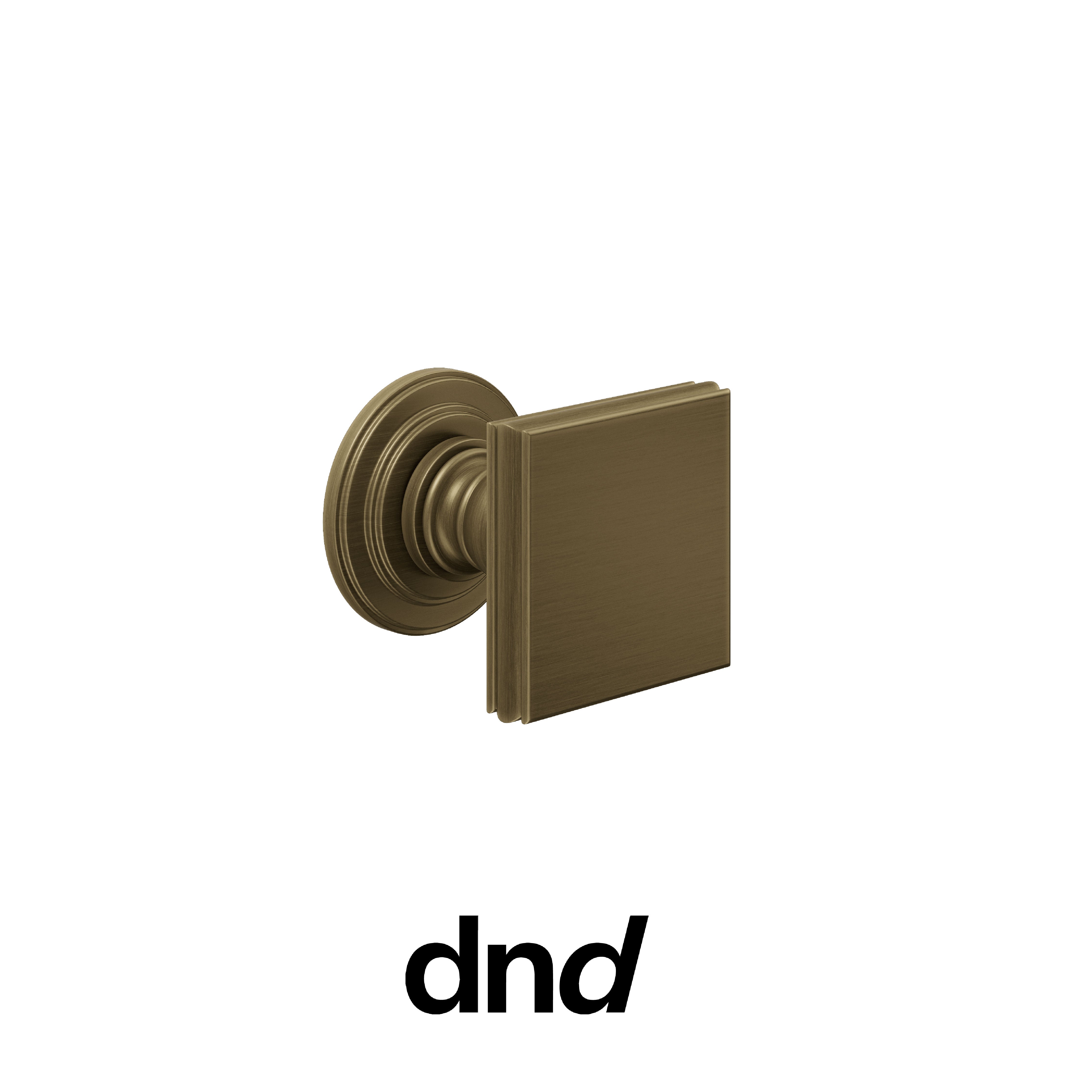 DND Lucrezia - Pomolo per porta interna - OGH - Bronzo satinato opaco / Lucrezia / Pomolo fisso