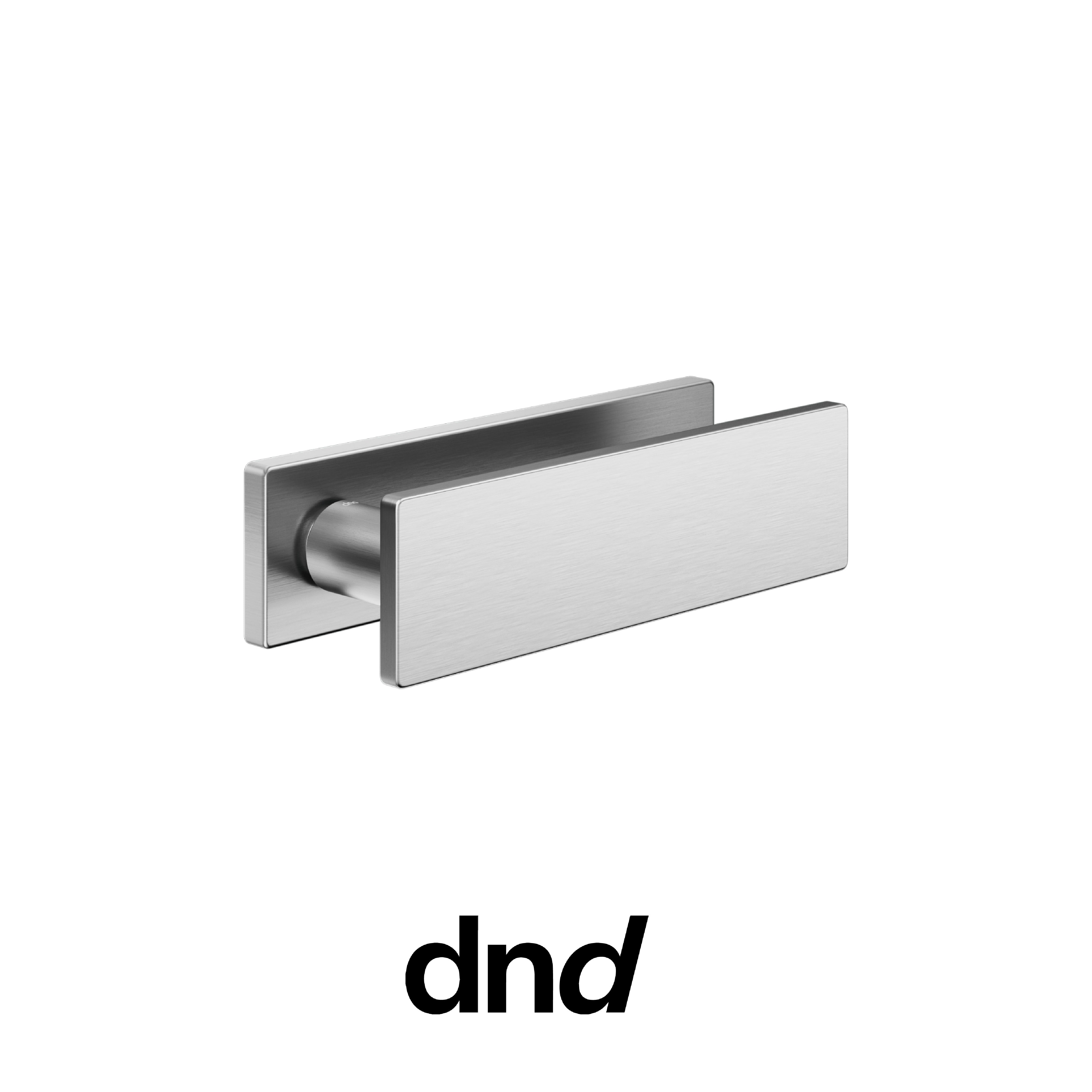 DND DUE - Maniglia per porta interna - OCS - Cromo satinato / Placca orizzontale / No