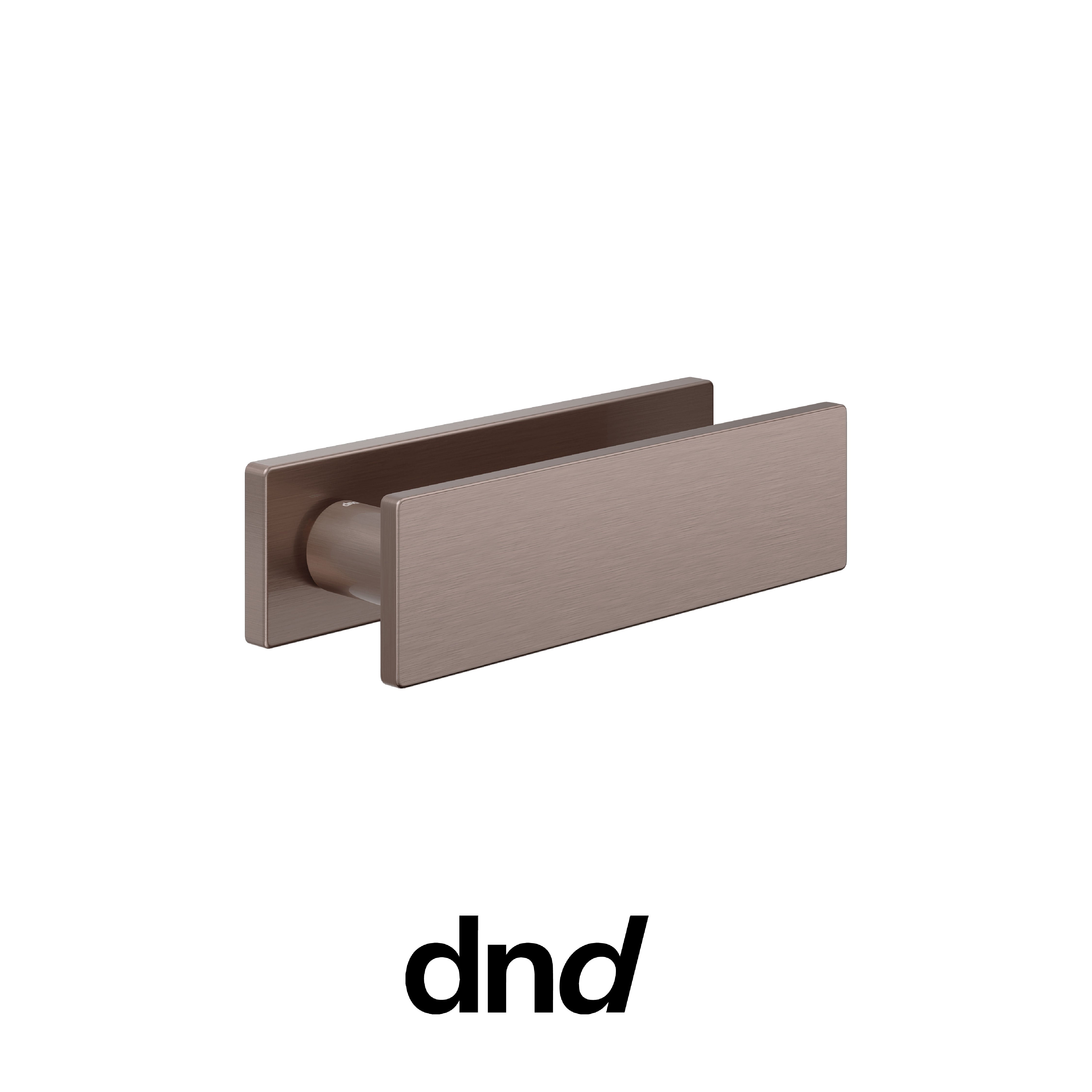 DND DUE - Maniglia per porta interna - OCS - Cromo satinato / Placca DUE / No