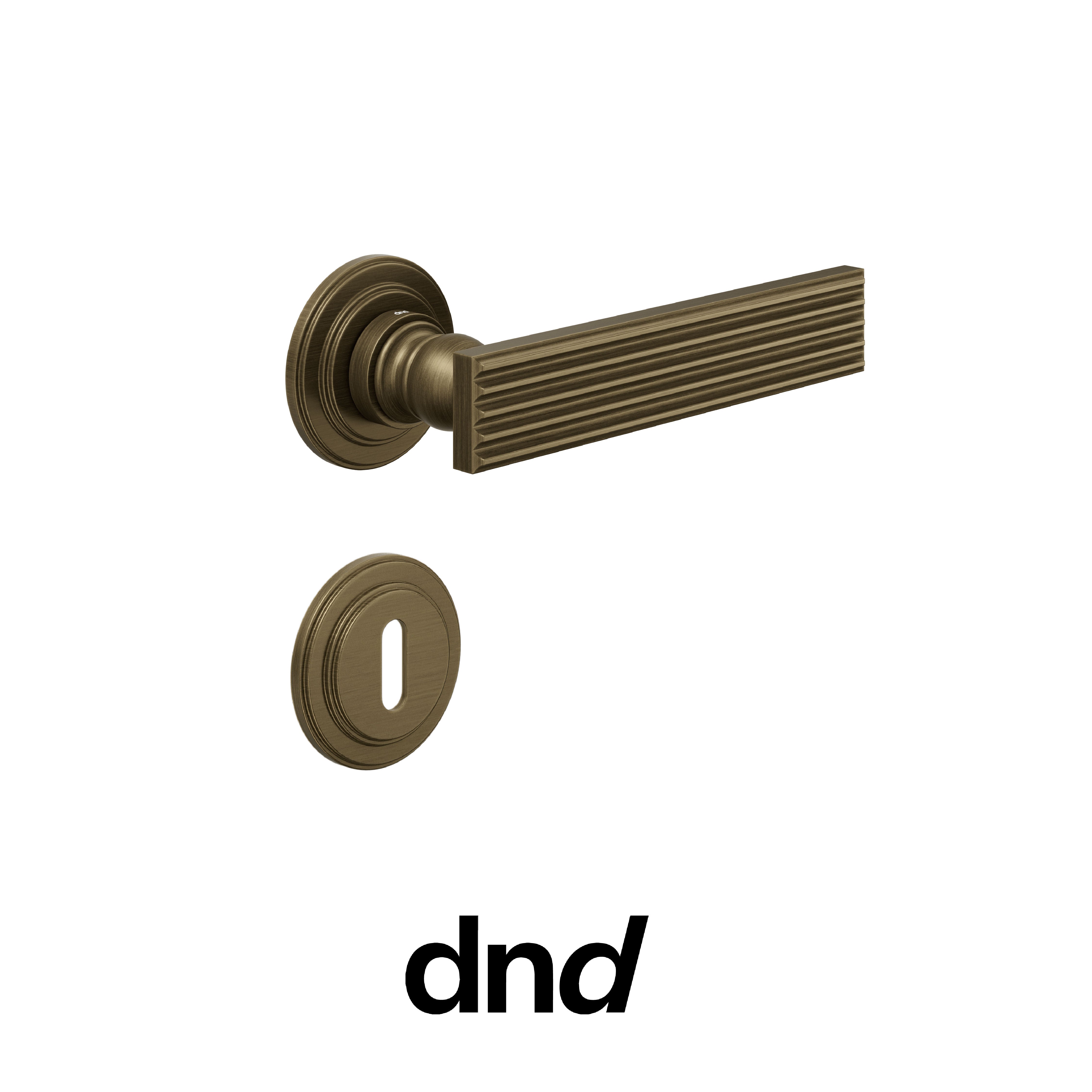 DND Eleonora - Maniglia per porta interna - OGH - Bronzo satinato opaco / Lucrezia / Patent