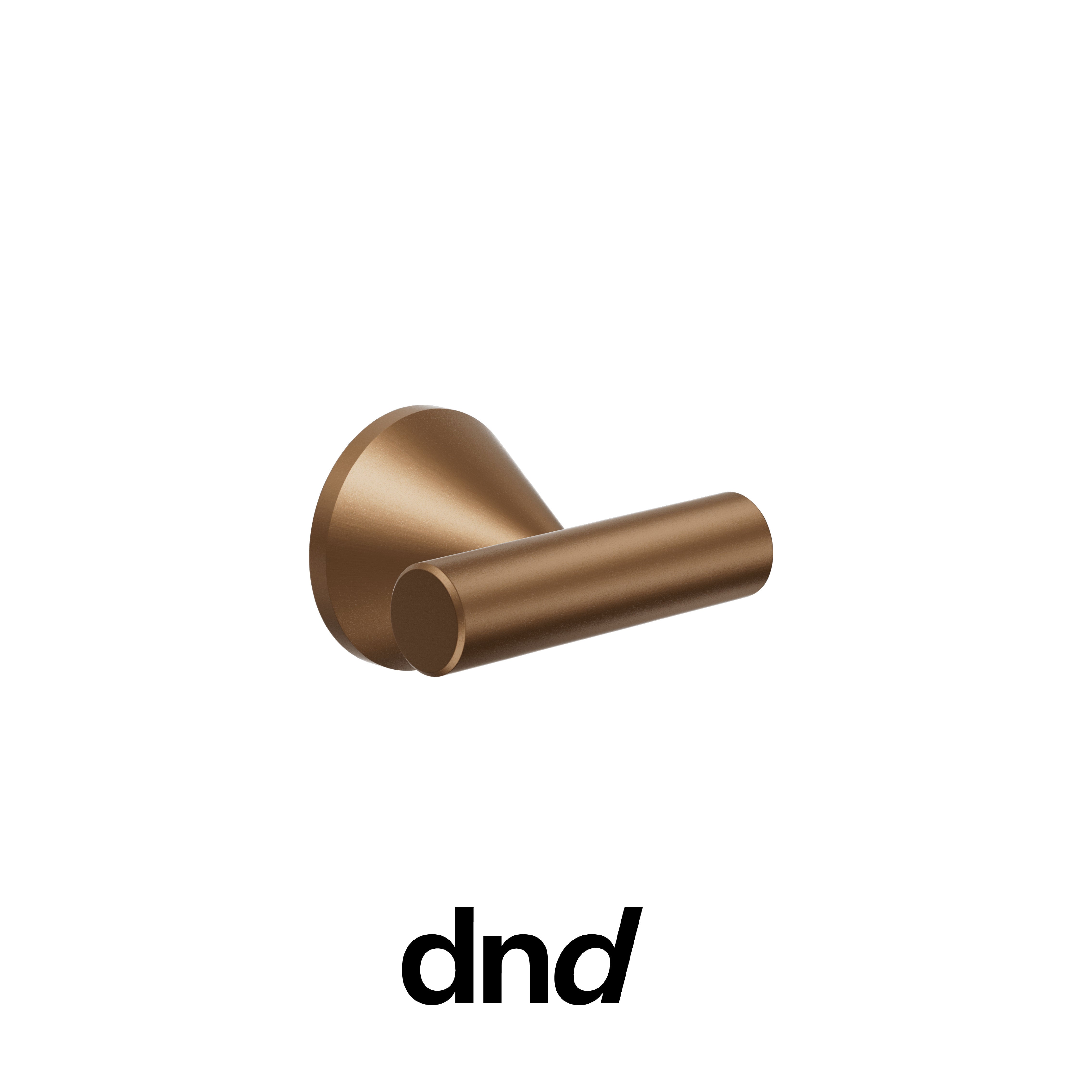DND Pencil - Pomolo per porta interna - ABR - Bronzo / Pencil / Pomolo singolo fisso
