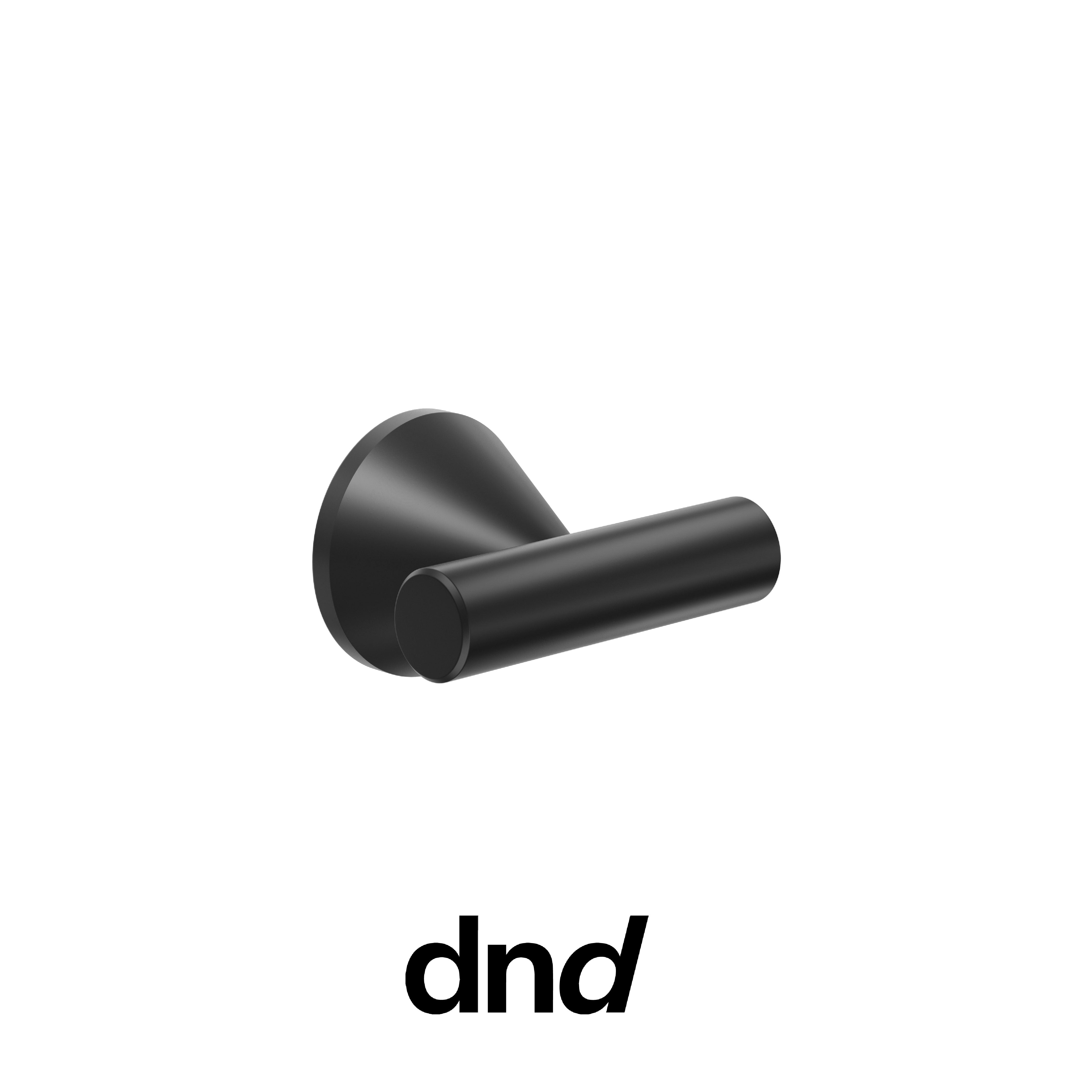 DND Pencil - Pomolo per porta interna - ANE - Nero / Pencil / Pomolo singolo fisso