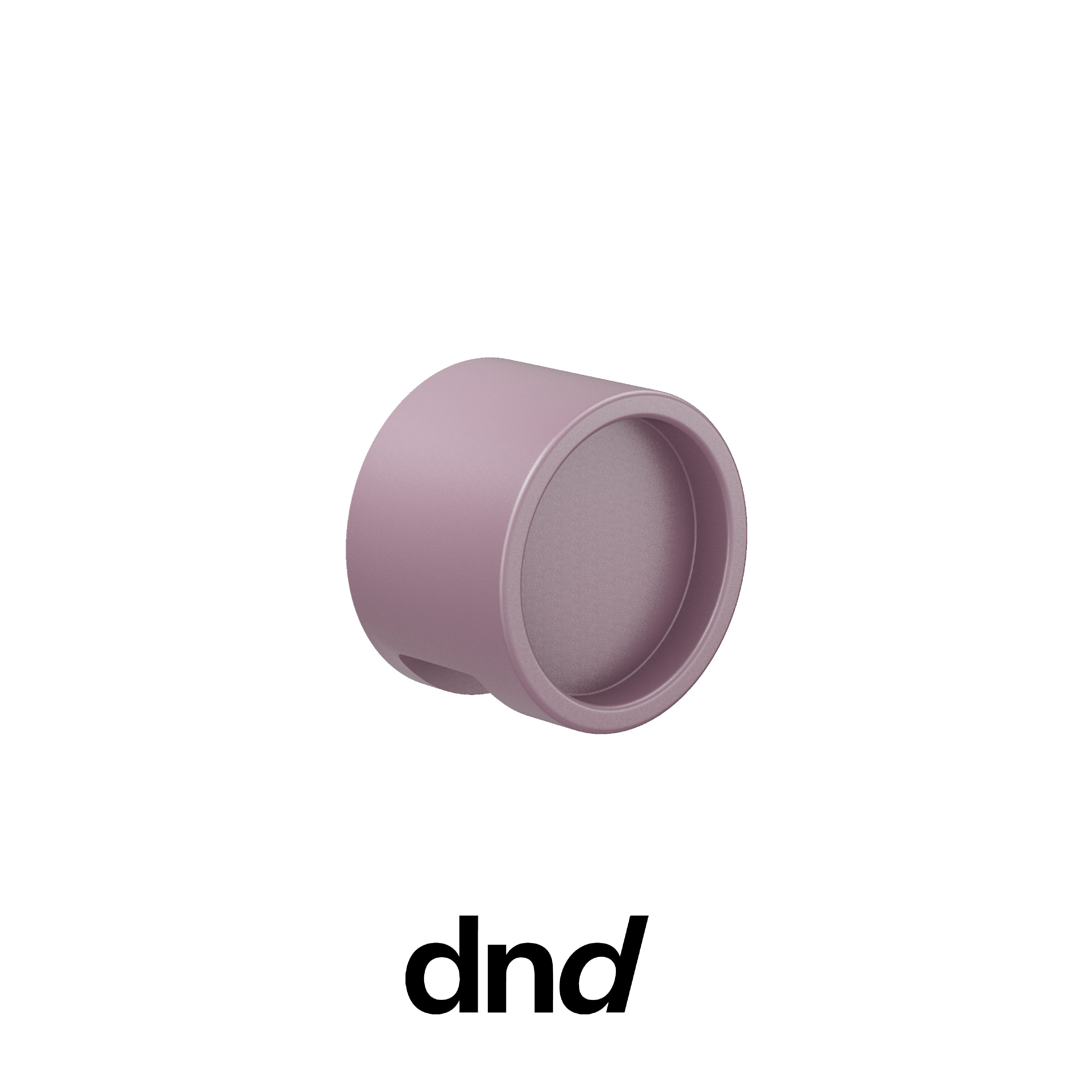 DND Timeless - Pomolo per porta interna - AVP - Violetto pastello / Fine Tonda Ø 50 - 4 mm / Pomolo singolo fisso