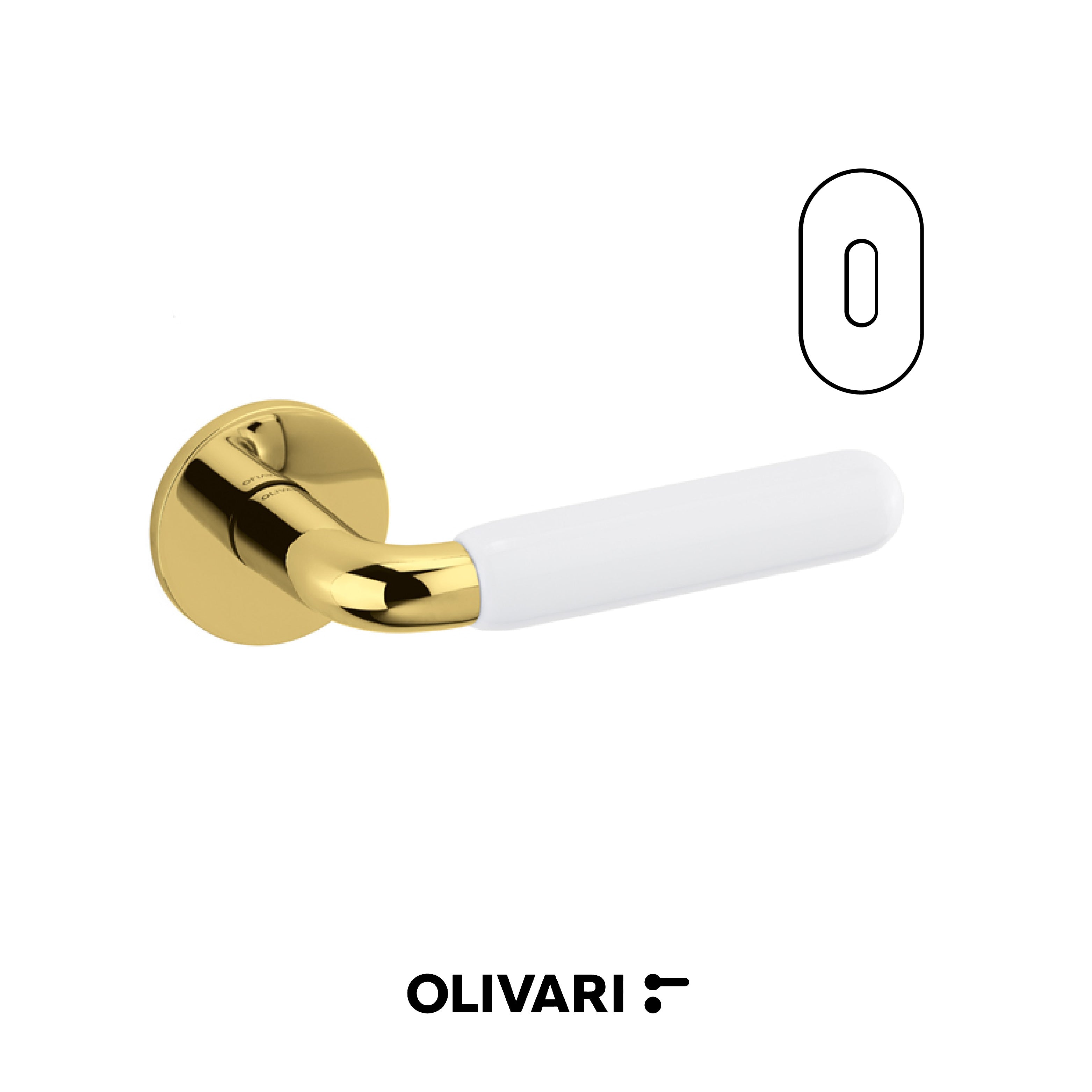 Alba - Olivari Maniglia per porta interna - Imhoff Handles