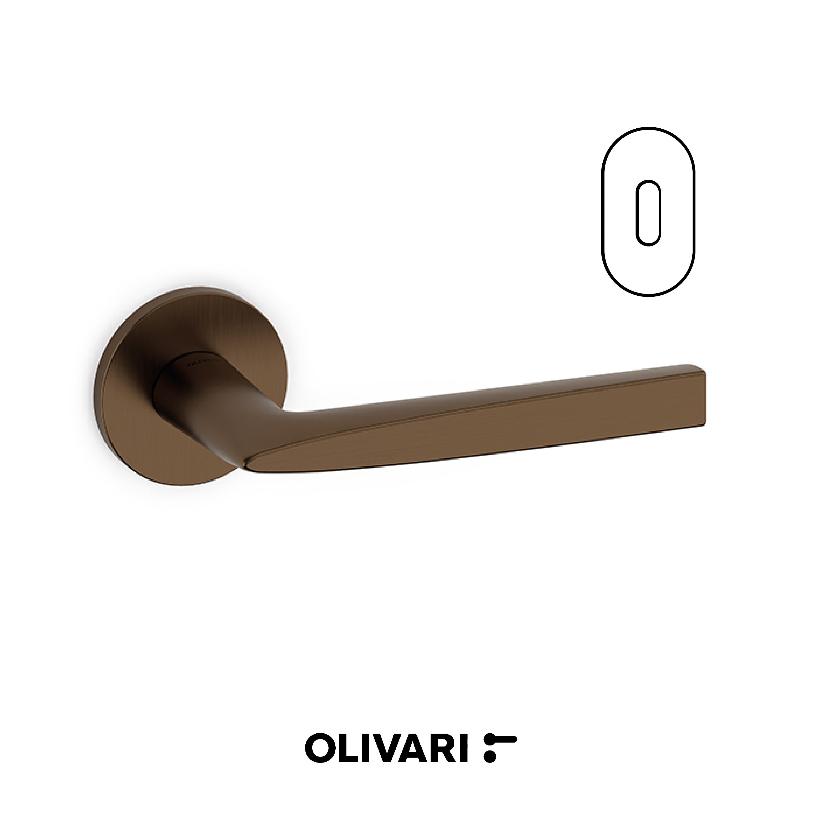 Flute - Olivari Maniglia per porta interna - Imhoff Handles