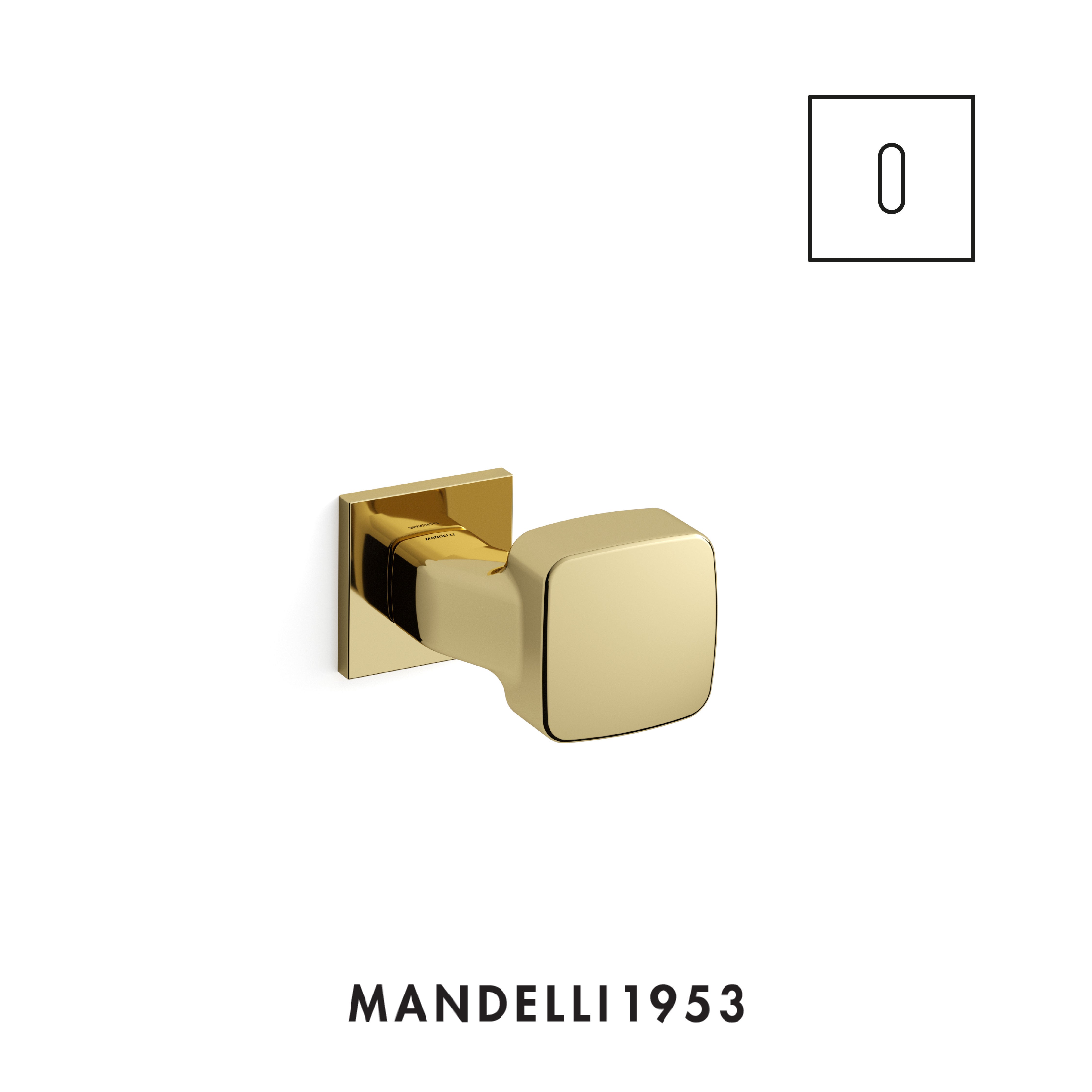 MANDELLI 1953 Carrè - Interior Door Handle