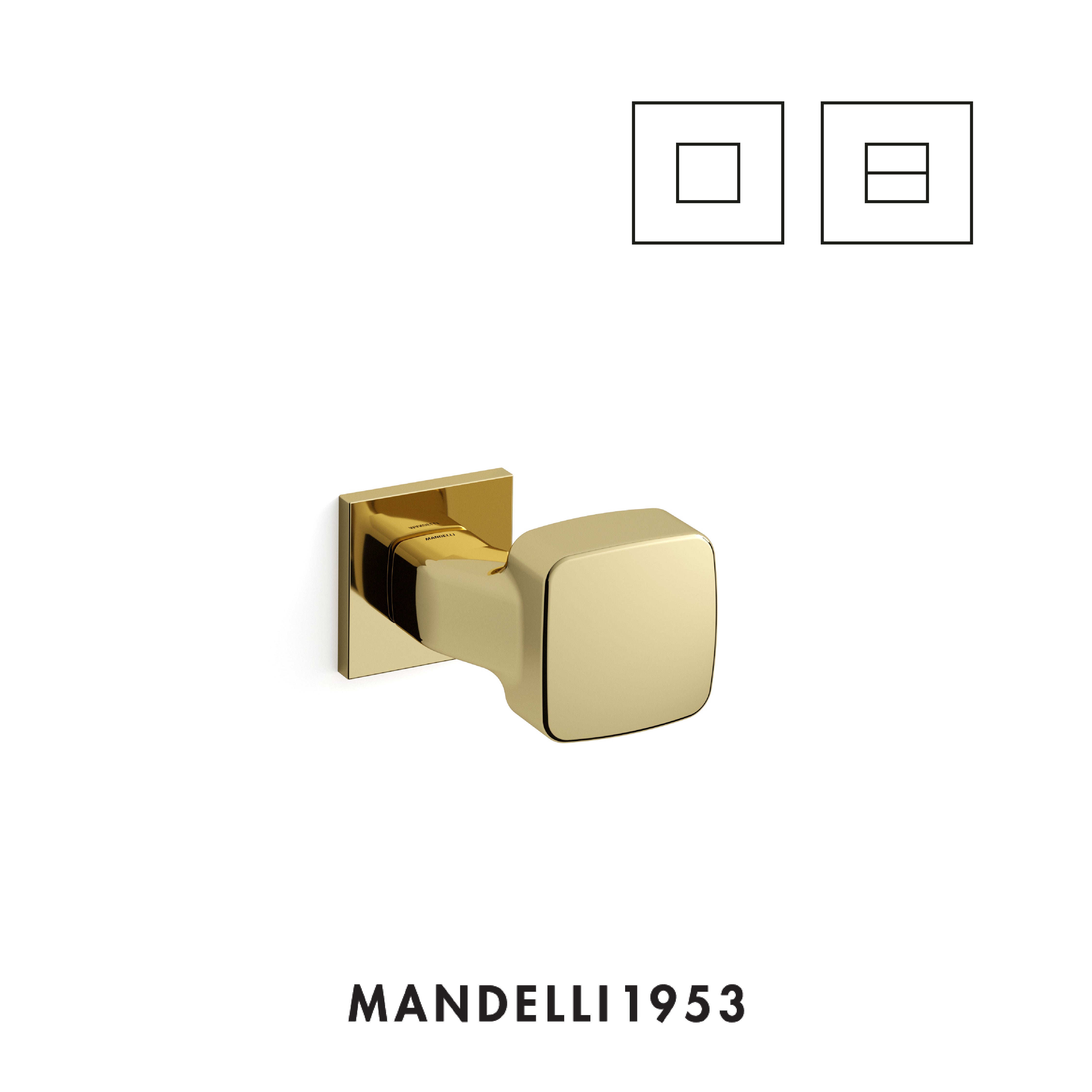 MANDELLI 1953 Carrè - Interior Door Handle