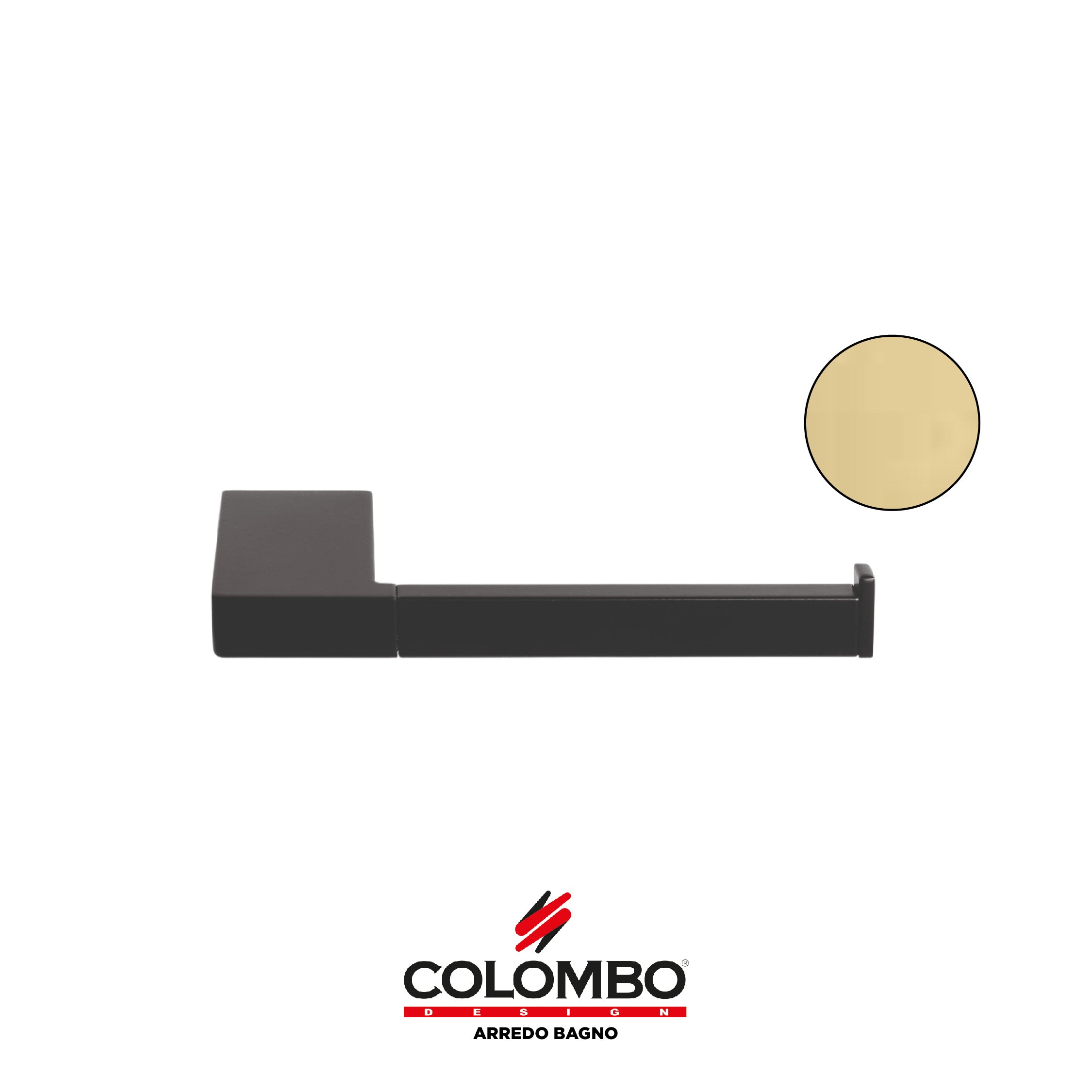 MiniQ Porta rotolo sinistro - Colombo design arredo bagno - Imhoff Handles