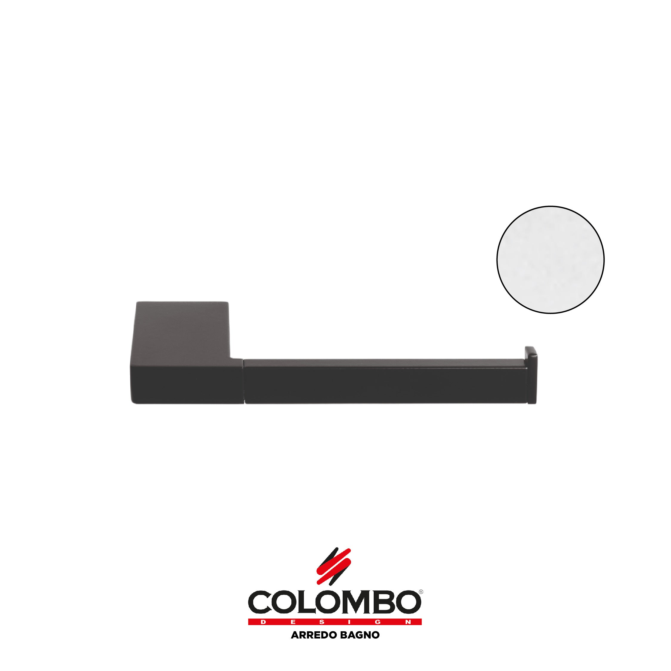 MiniQ Porta rotolo sinistro - Colombo design arredo bagno - Imhoff Handles
