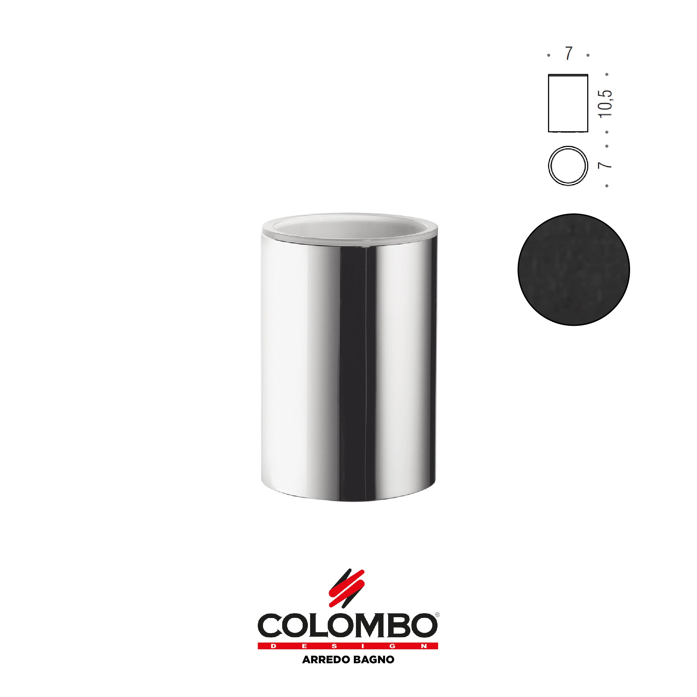 Mini Porta bicchiere d'appoggio - Colombo design arredo bagno - Imhoff Handles