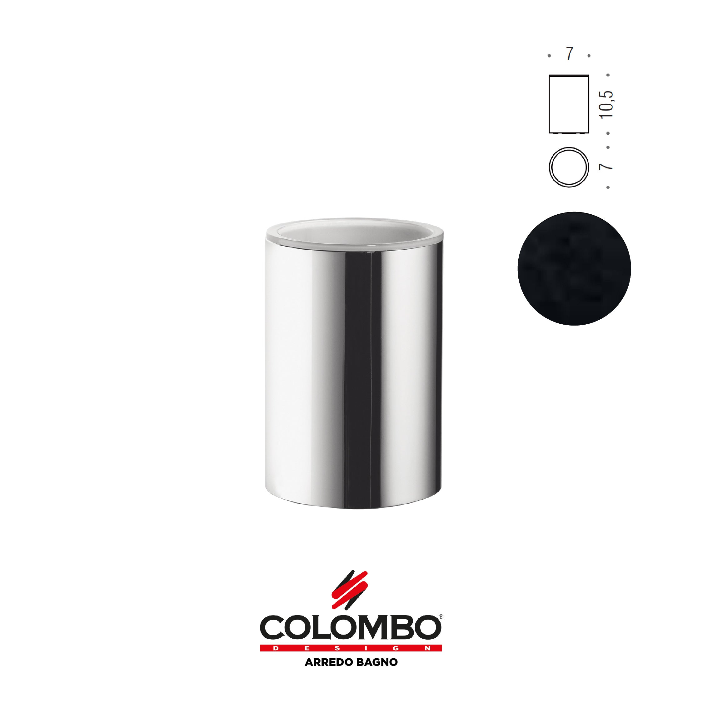 Mini Porta bicchiere d'appoggio - Colombo design arredo bagno - Imhoff Handles