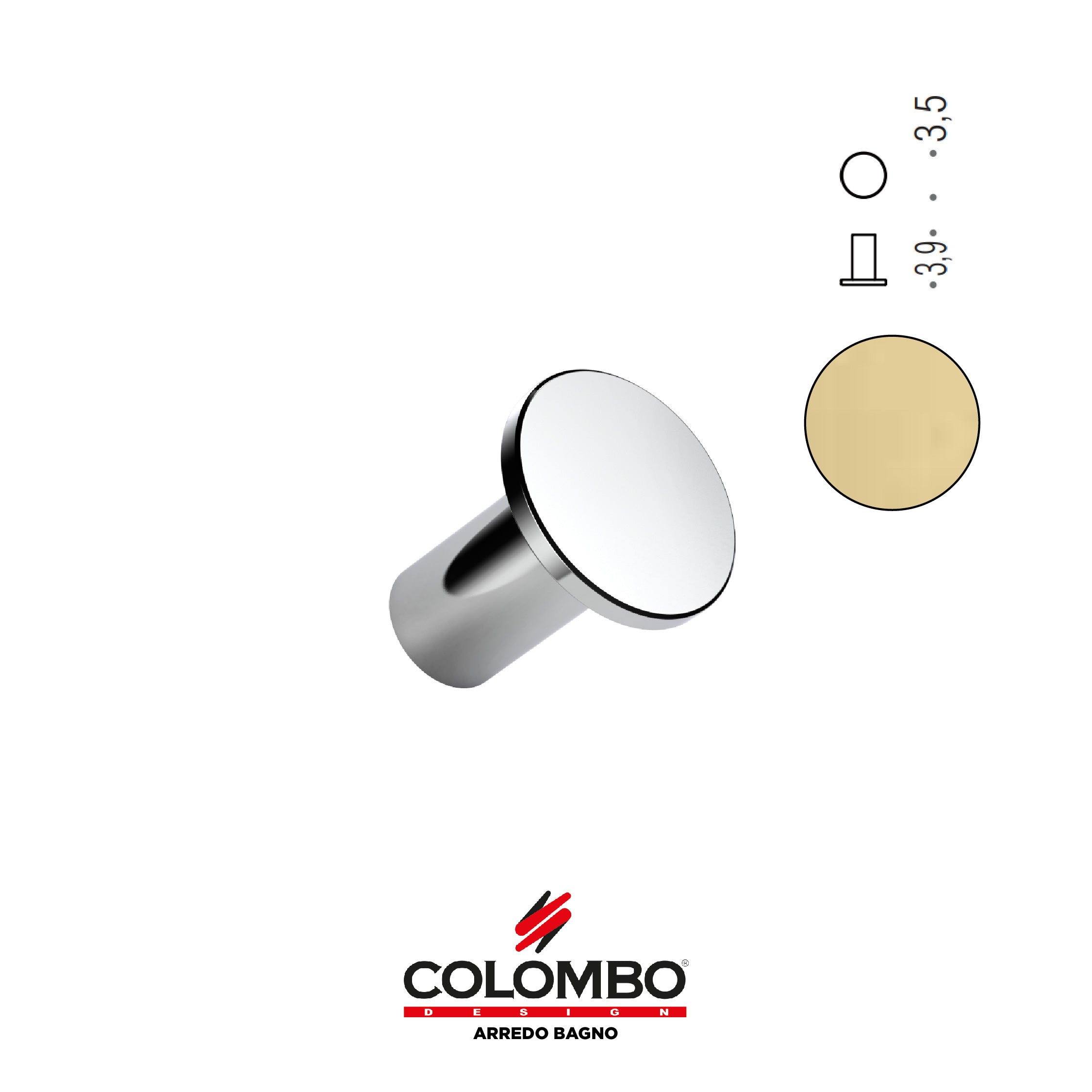 Mini Appenditutto - Colombo design arredo bagno - Imhoff Handles