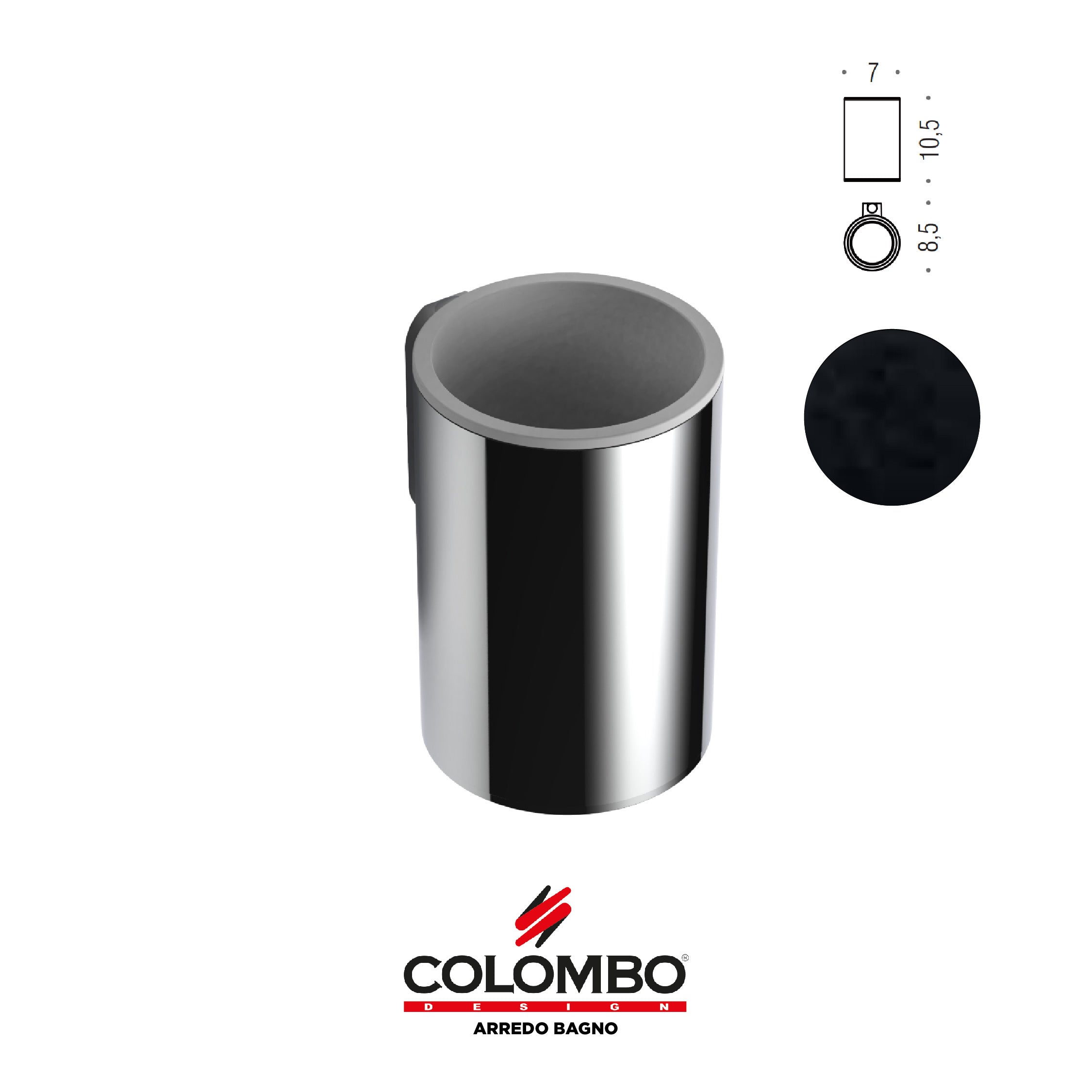 Mini Porta bicchiere - Colombo design arredo bagno - Imhoff Handles