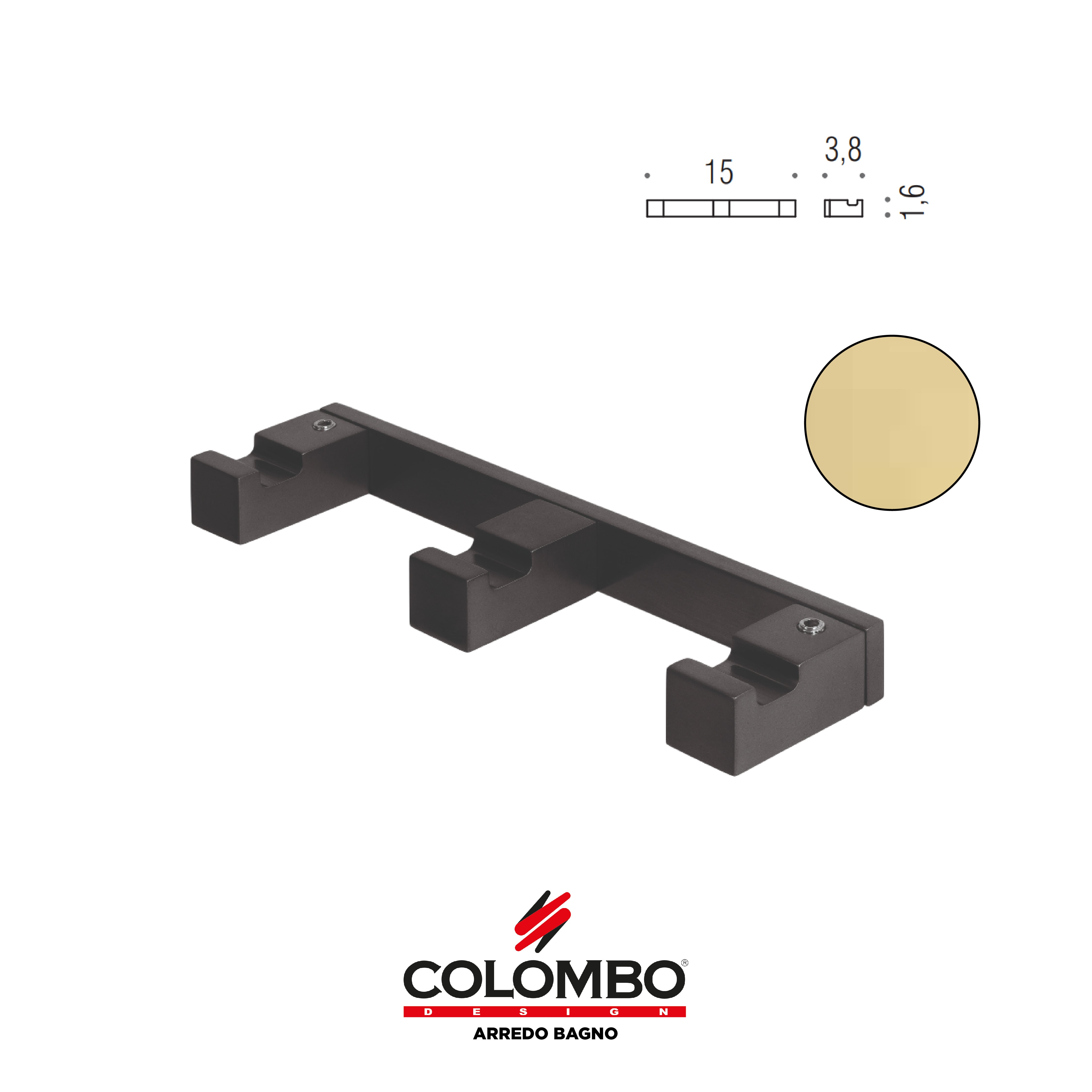 MiniQ Appenditutto - Colombo design arredo bagno - Imhoff Handles