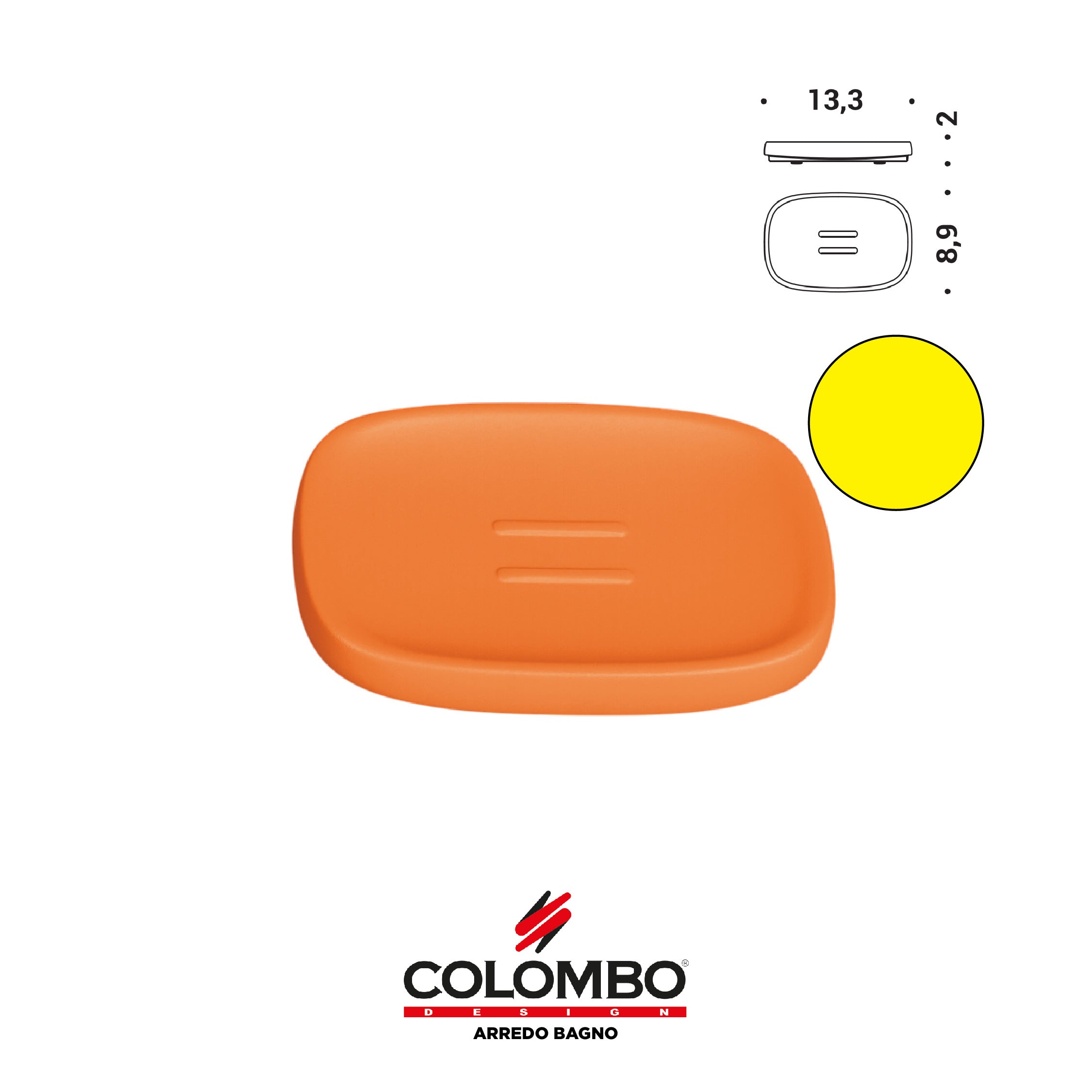 Mood Porta sapone d'appoggio - Colombo design arredo bagno - Imhoff Handles