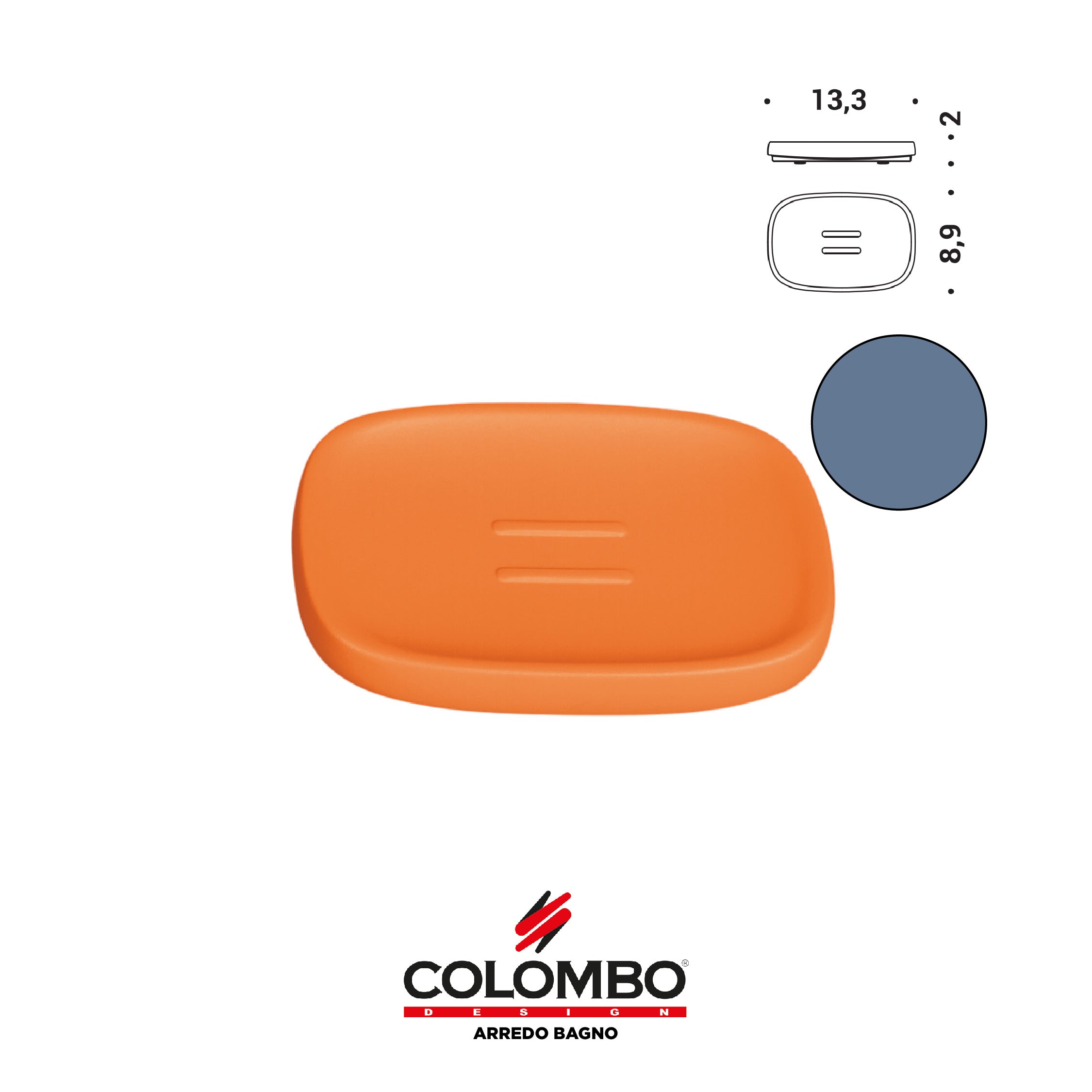 Mood Porta sapone d'appoggio - Colombo design arredo bagno - Imhoff Handles