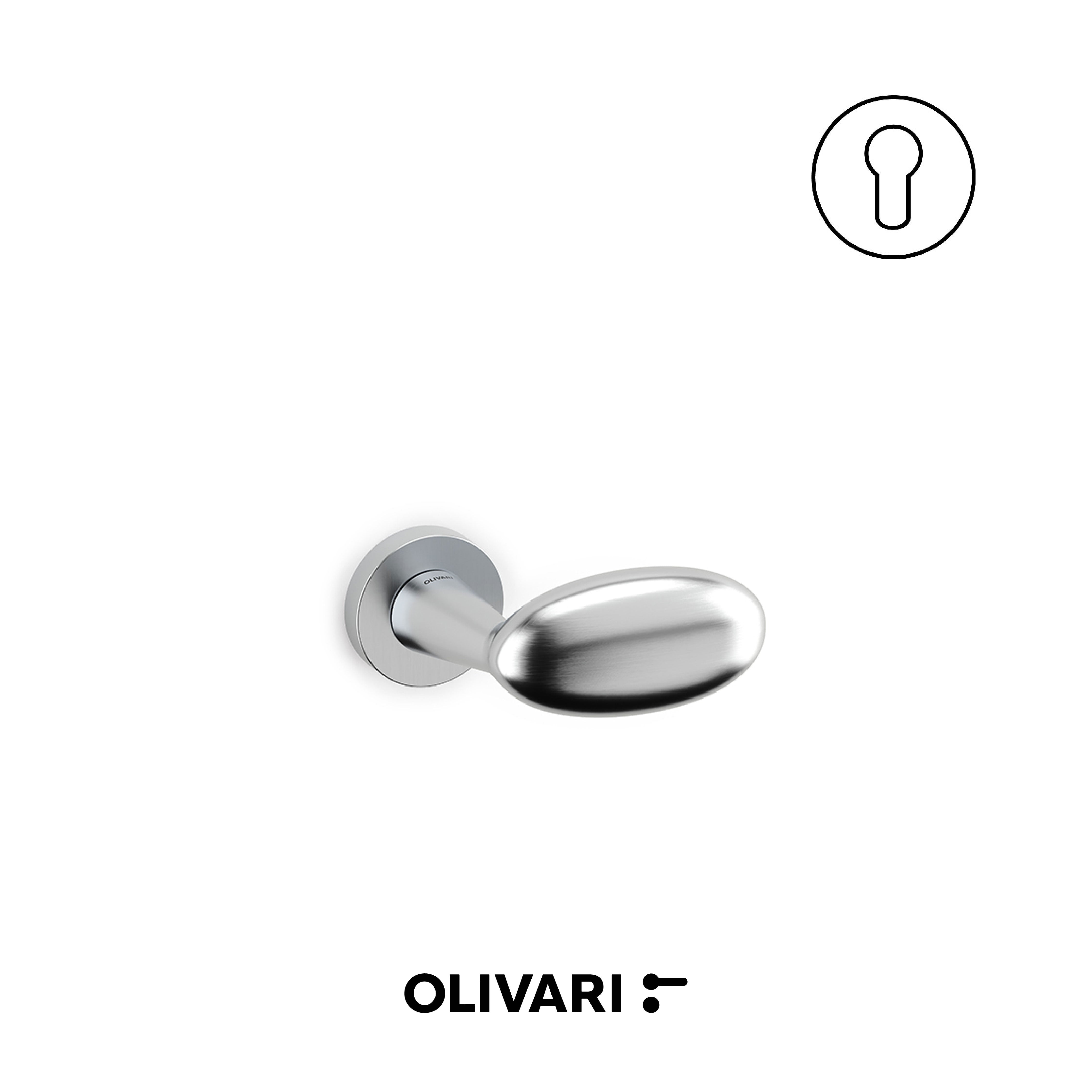 Olivari Blindo - Cranked Knobs for Doors
