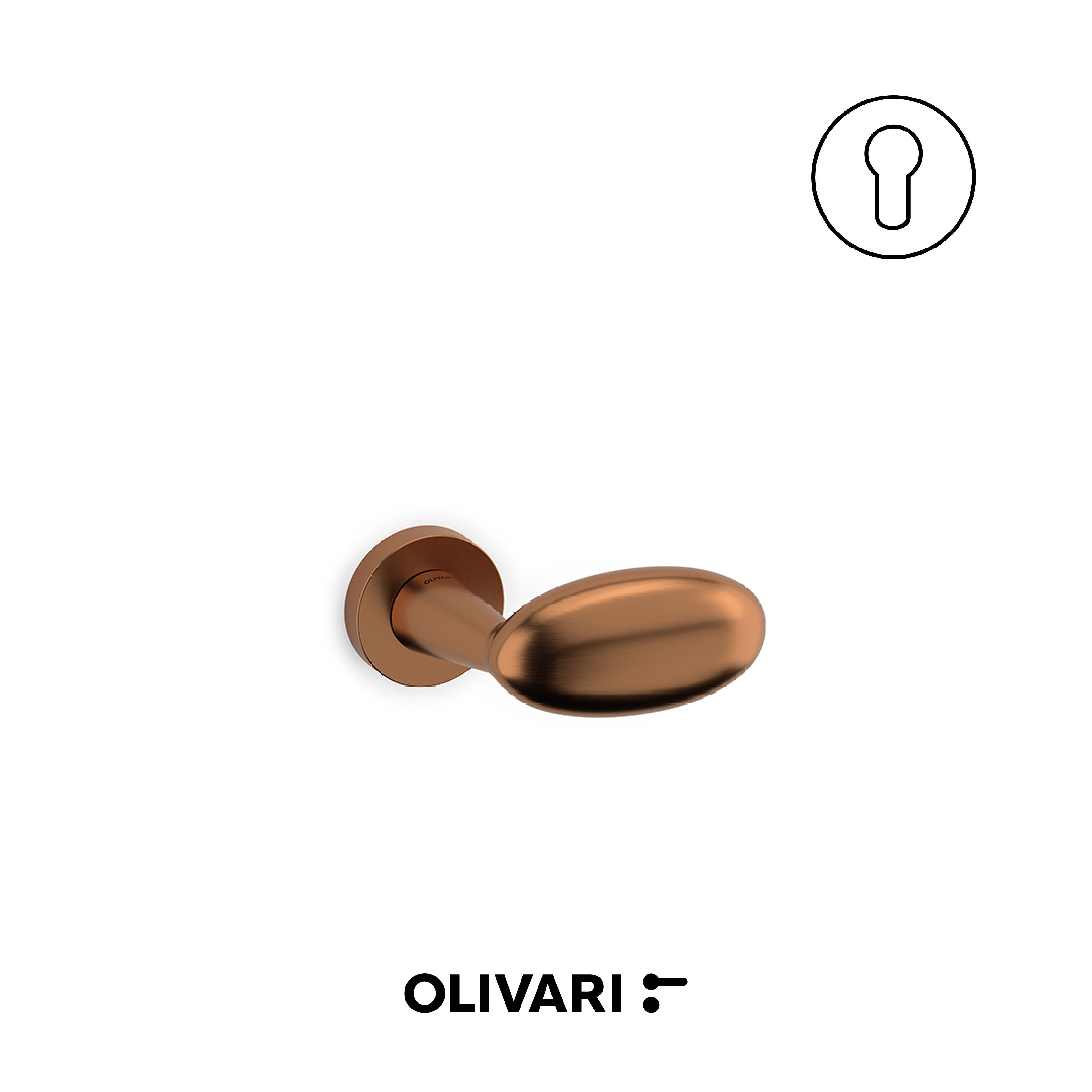 Olivari Blindo - Cranked Knobs for Doors