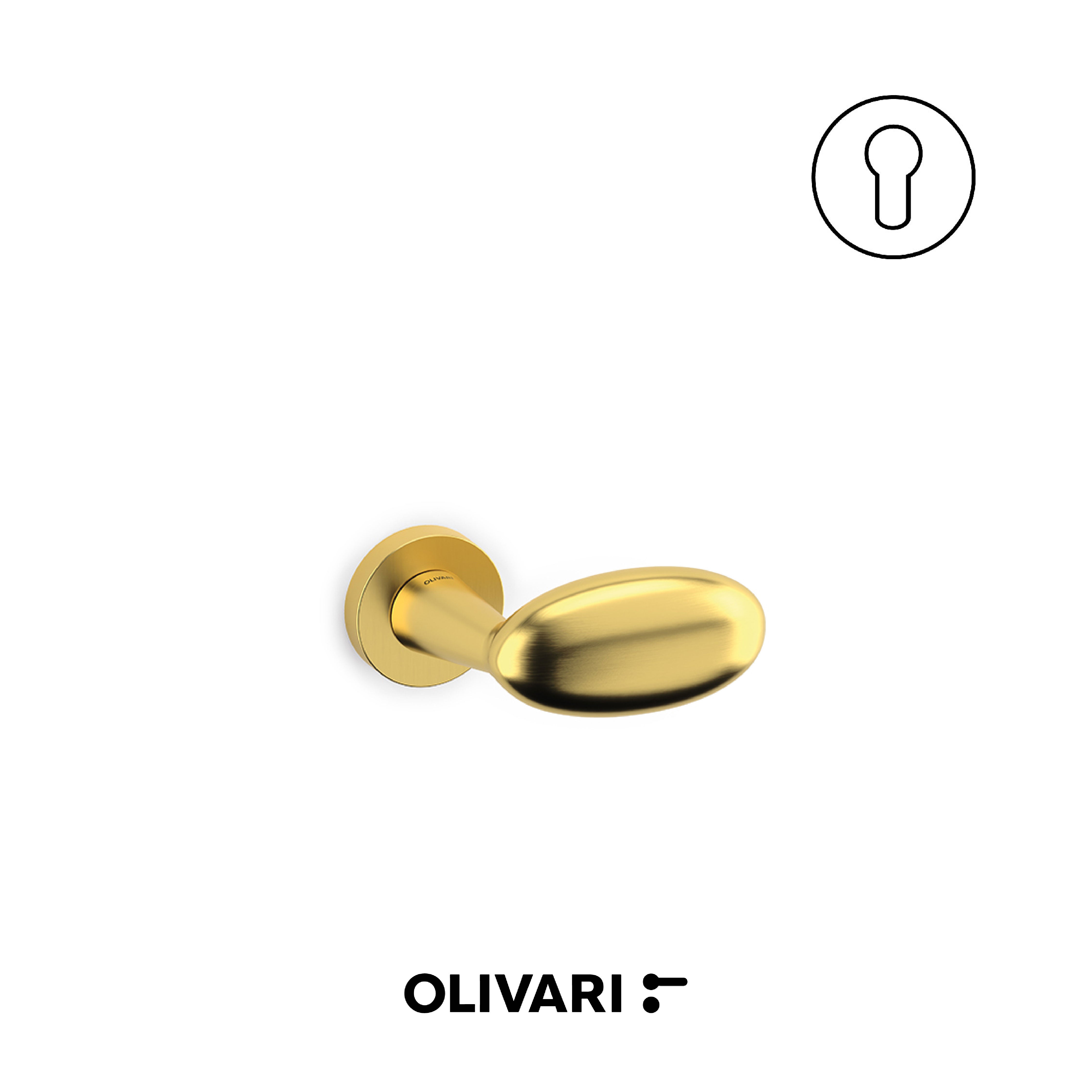 Olivari Blindo - Cranked Knobs for Doors
