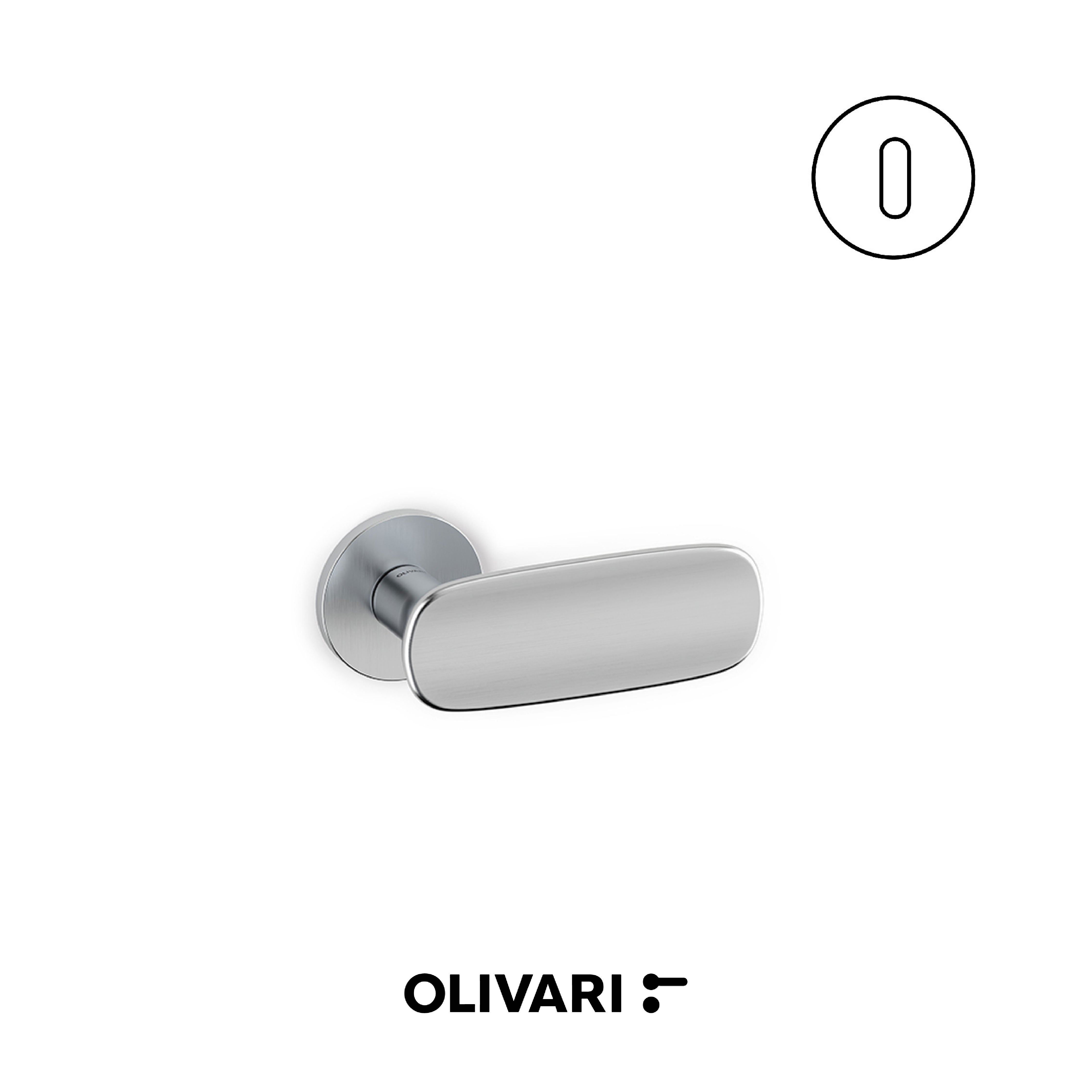 Olivari Conca - Cranked door knobs
