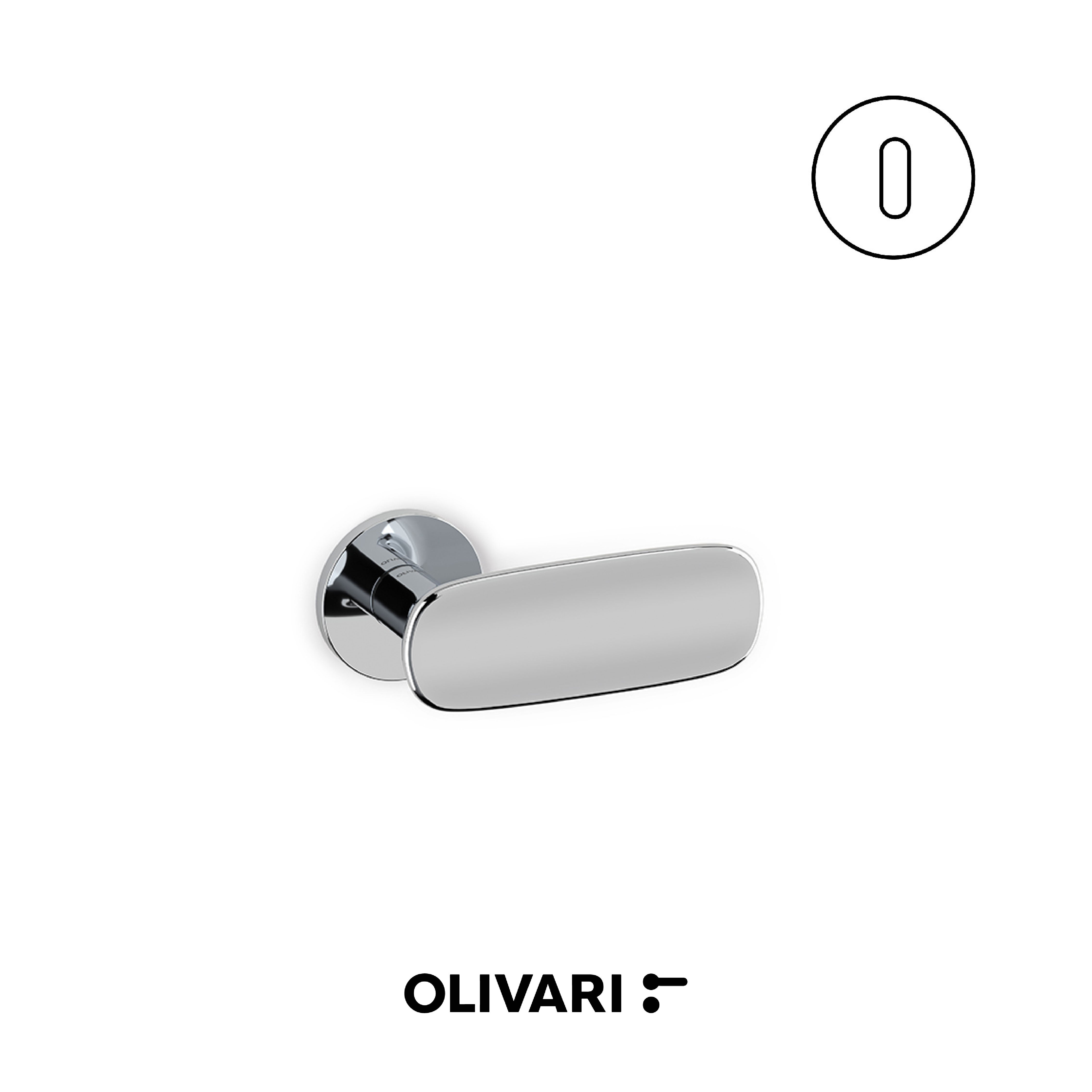 Olivari Conca - Cranked door knobs