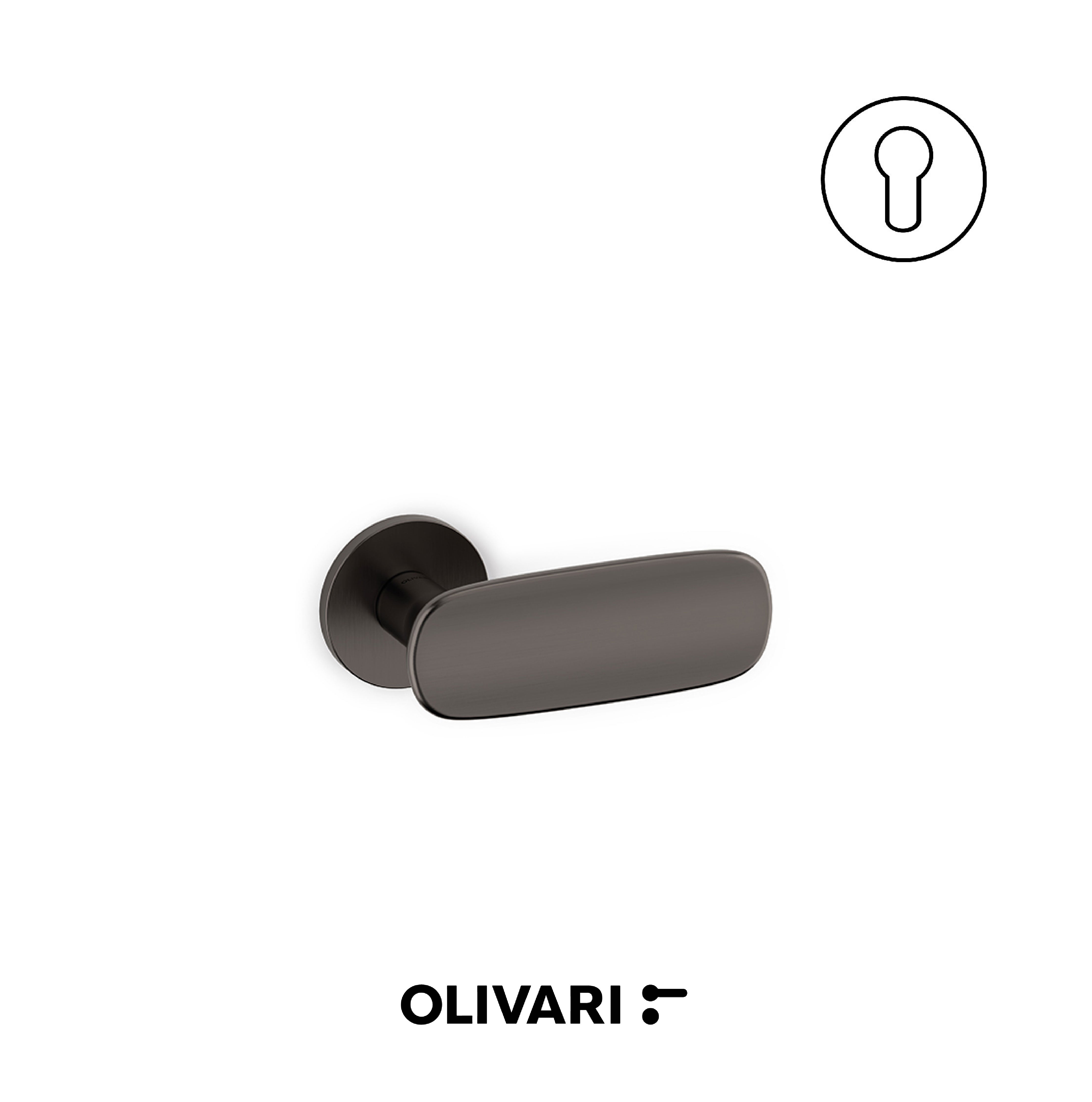 Olivari Conca - Cranked door knobs