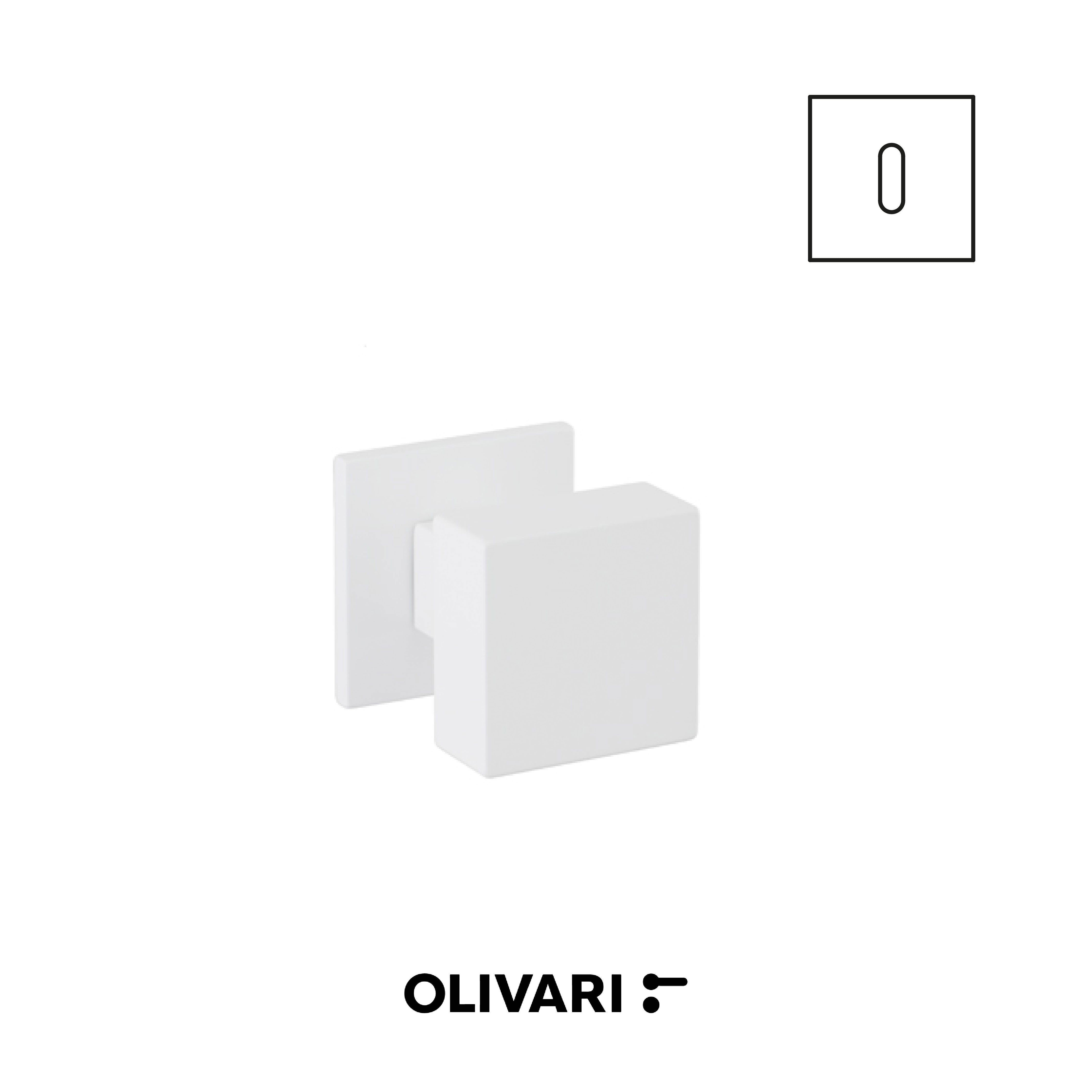Olivari Diana Bassa - Centre door knobs