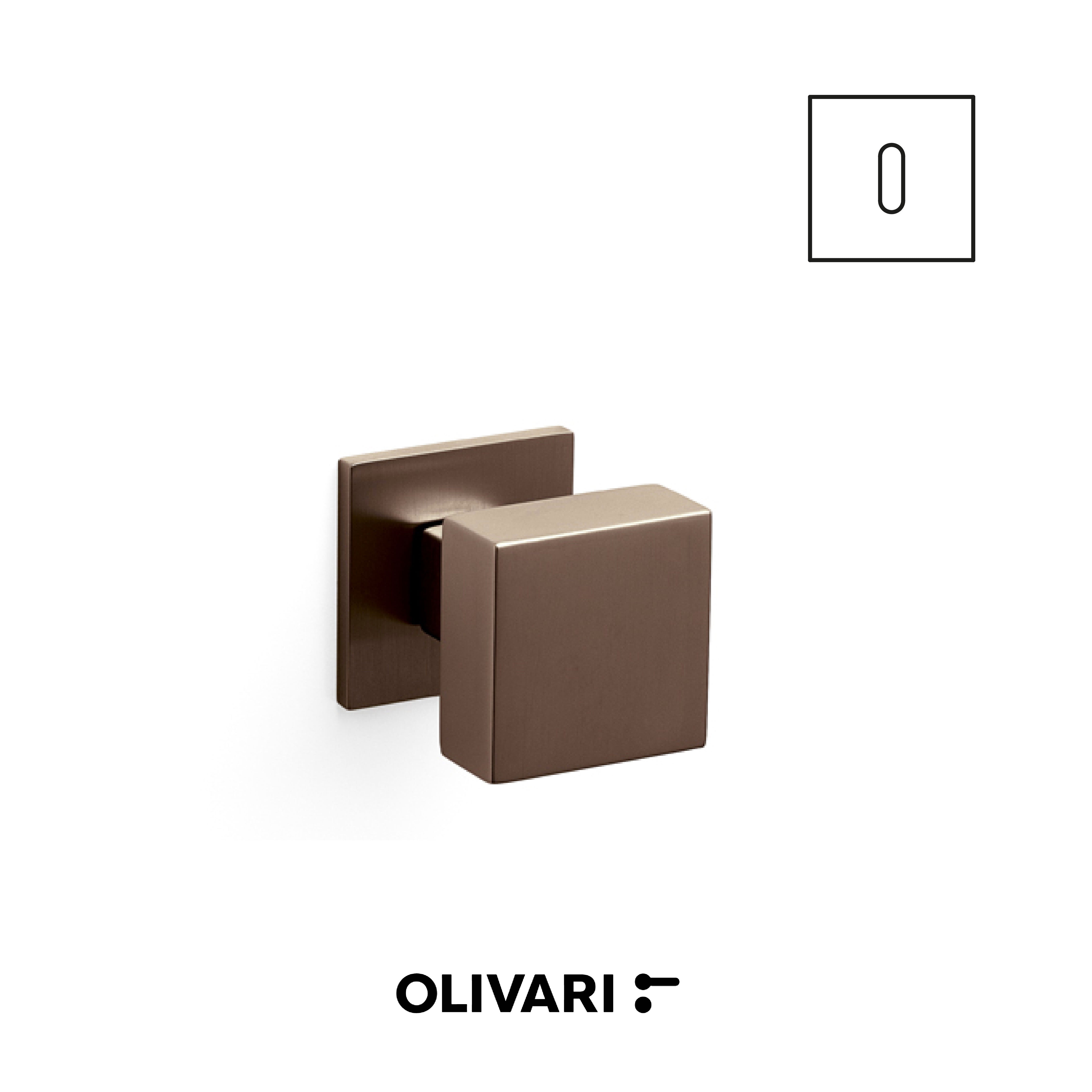 Olivari Diana Bassa - Centre door knobs
