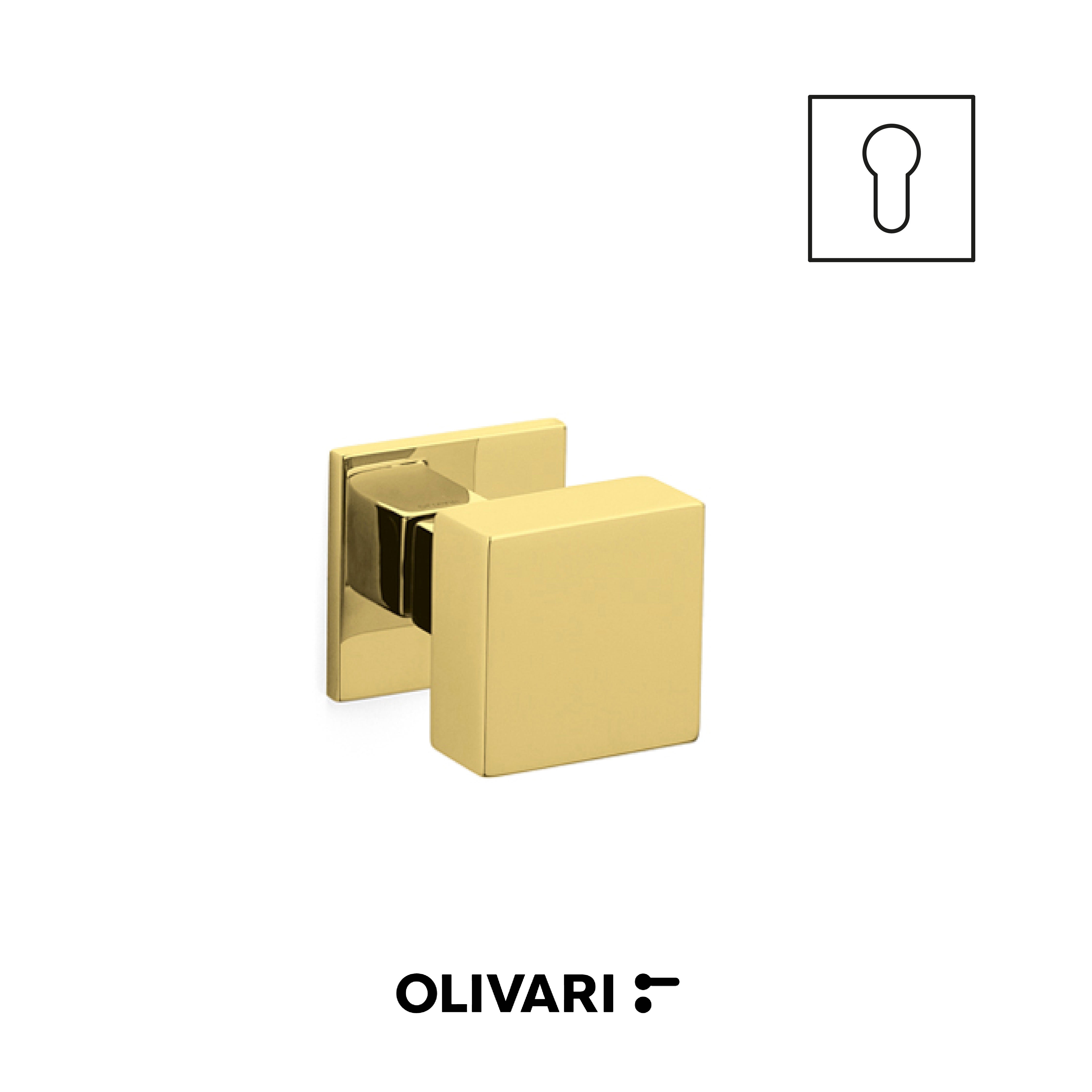 Olivari Diana Bassa - Centre door knobs
