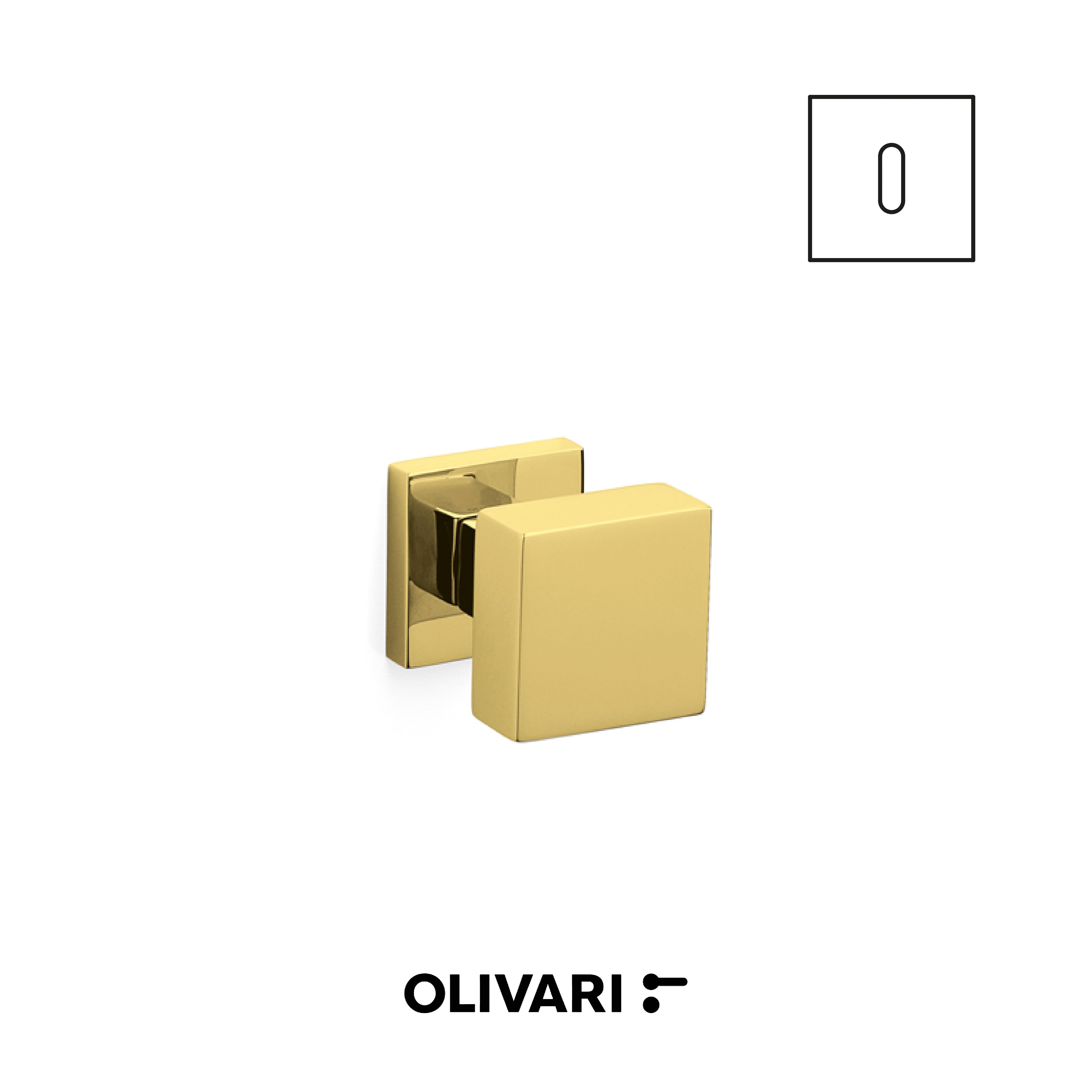 Olivari Diana - Central door knobs