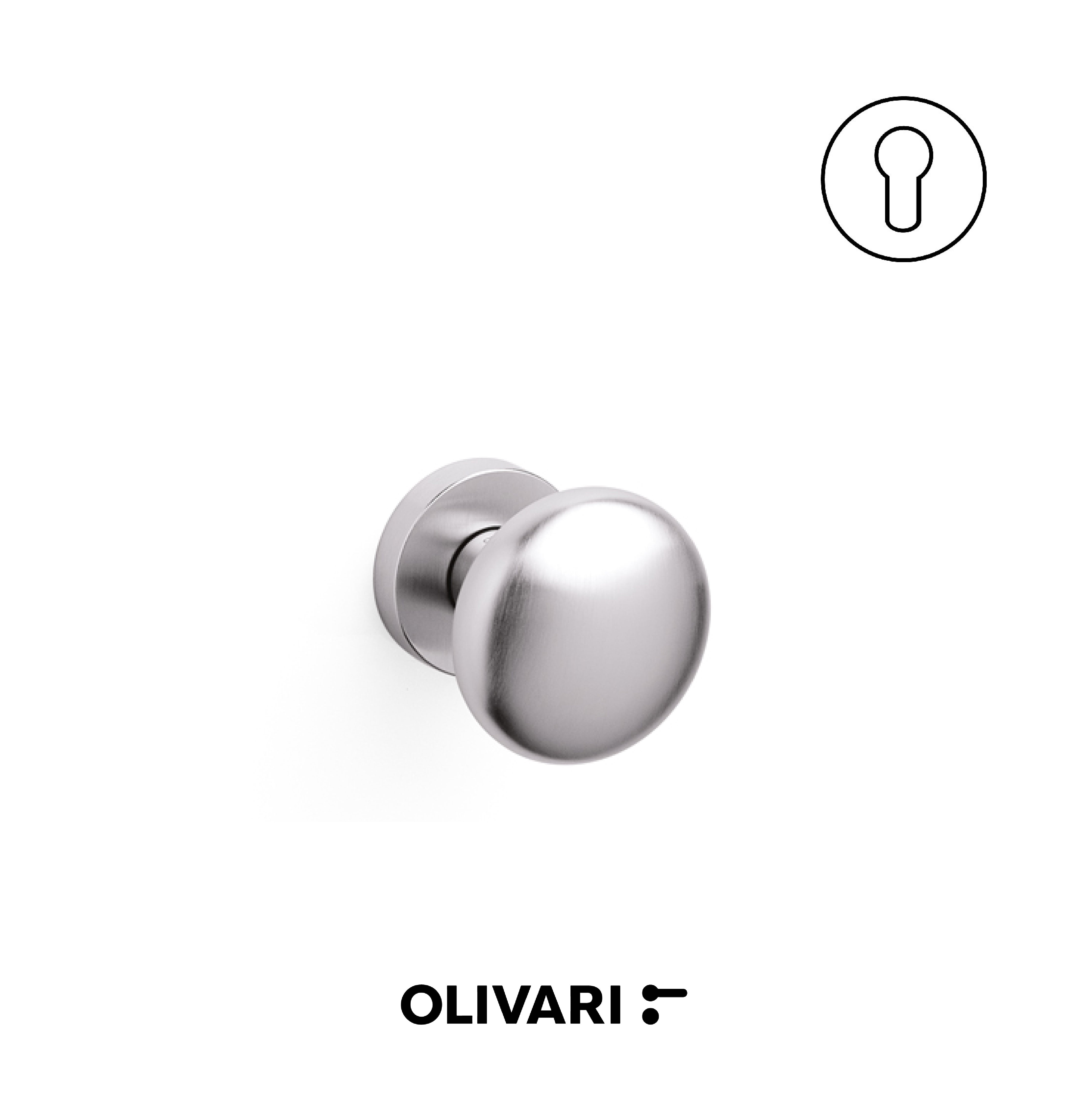 Olivari Edison Ø60 - Central Knobs for Doors