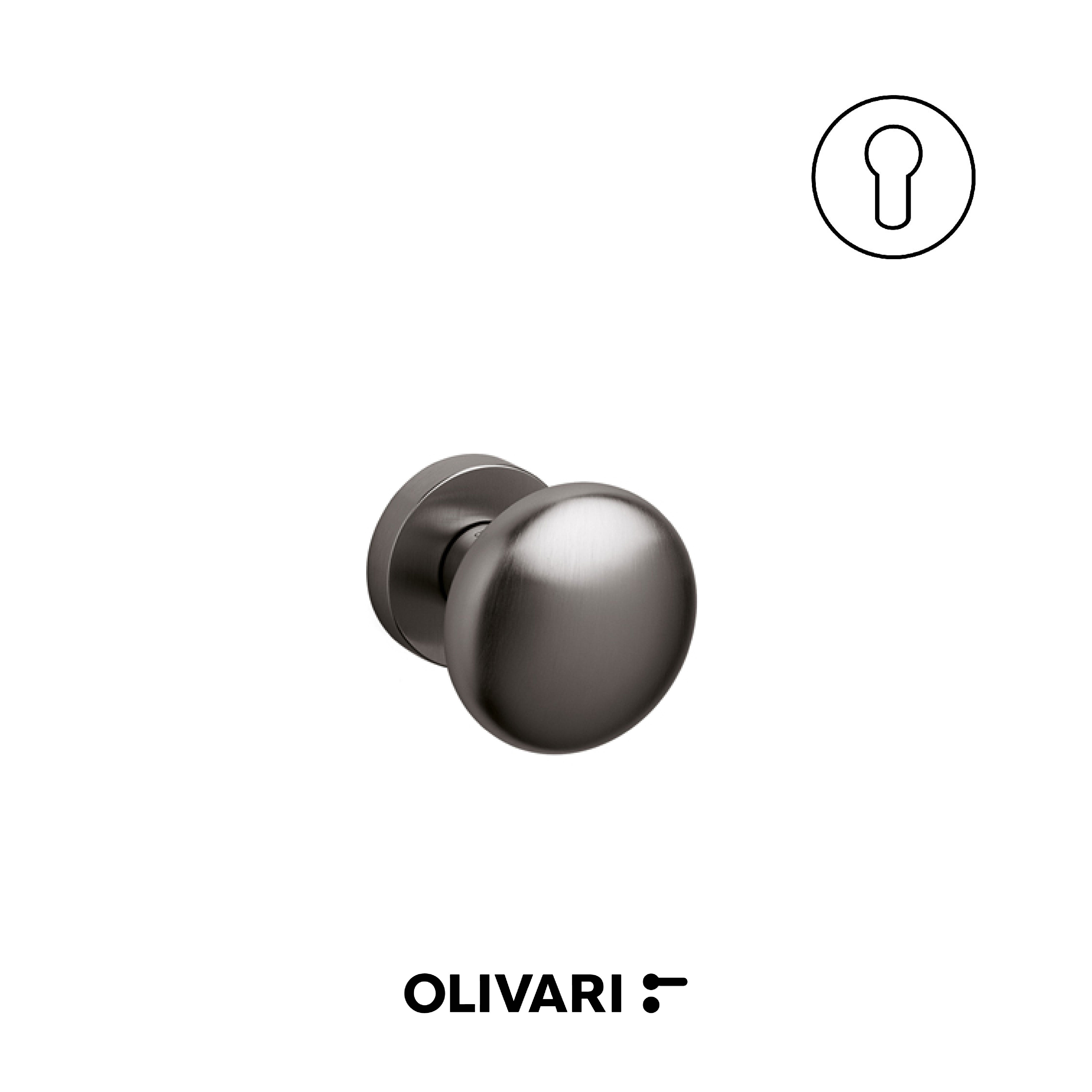 Olivari Edison Ø60 - Central Knobs for Doors