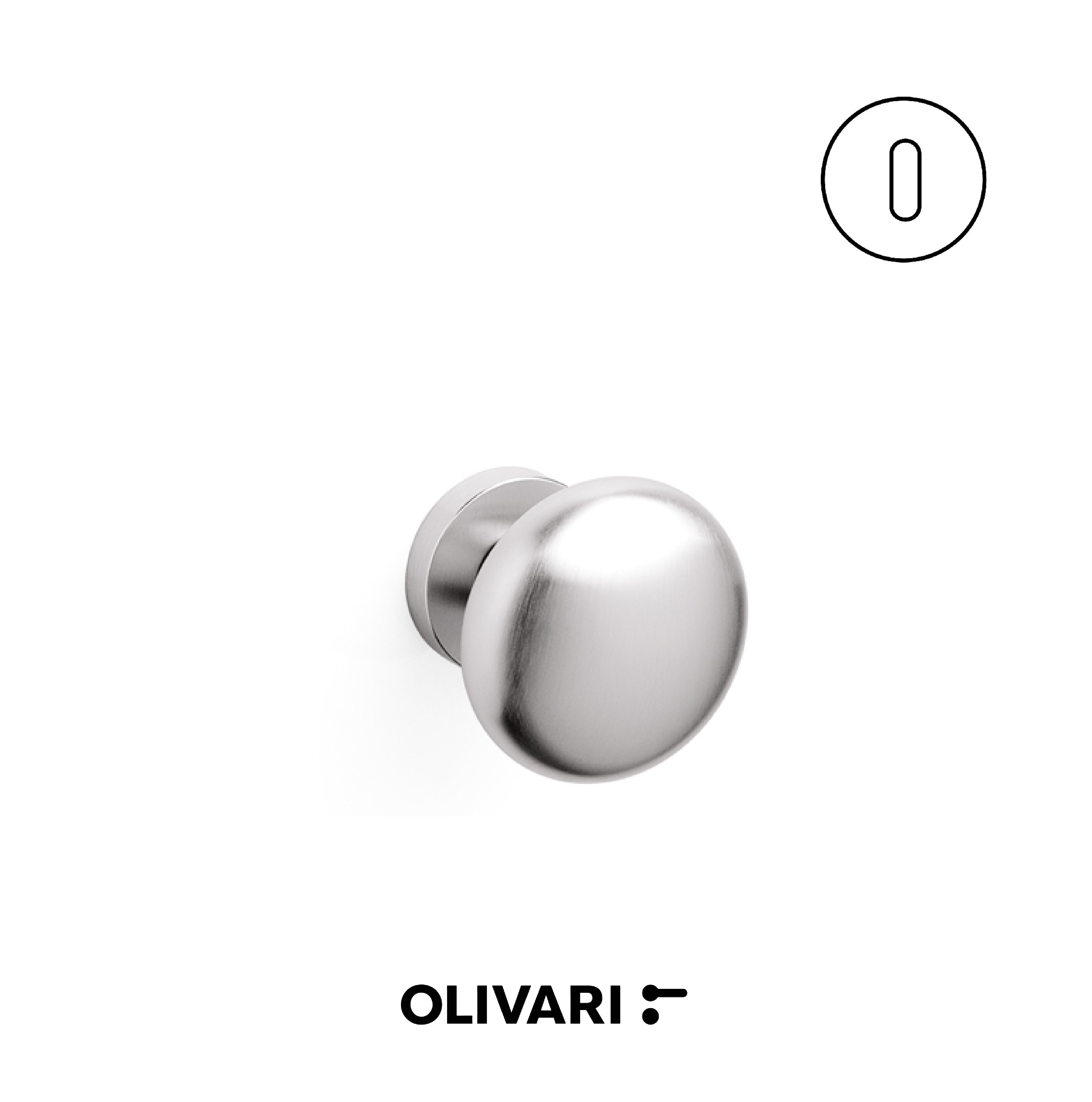 Olivari Edison Ø70 - Central Door Knobs