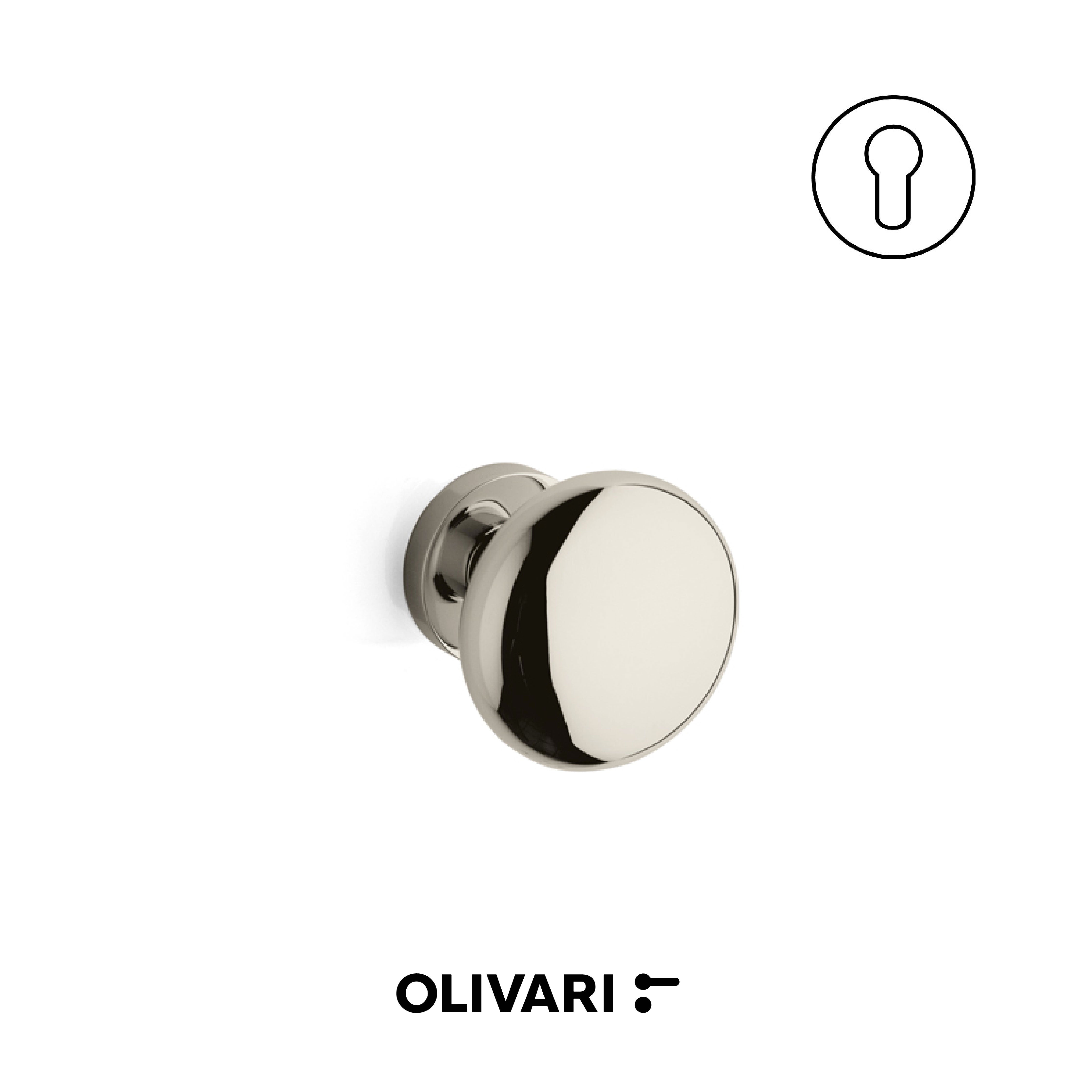 Olivari Edison Ø70 - Central Door Knobs