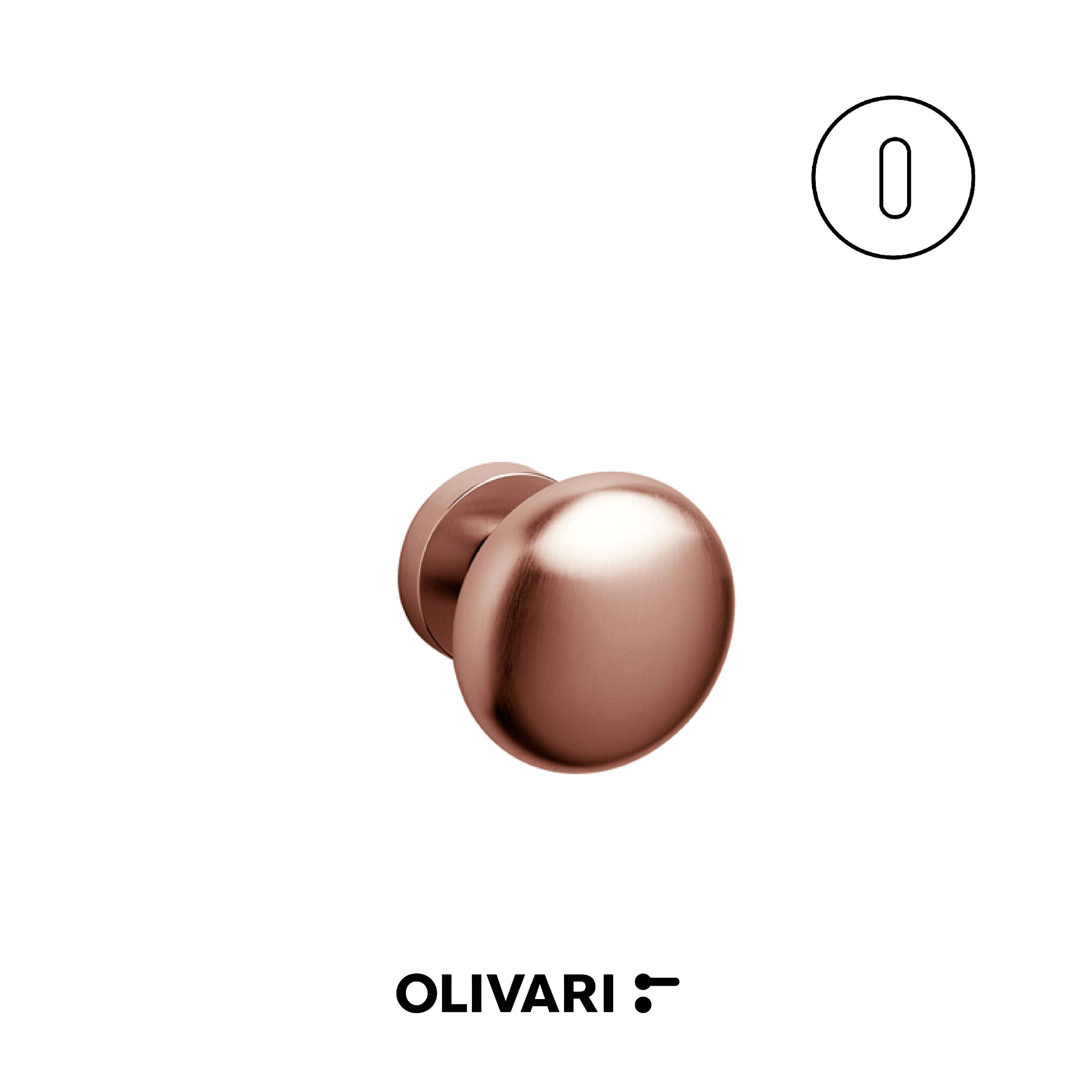 Olivari Edison Ø70 - Central Door Knobs