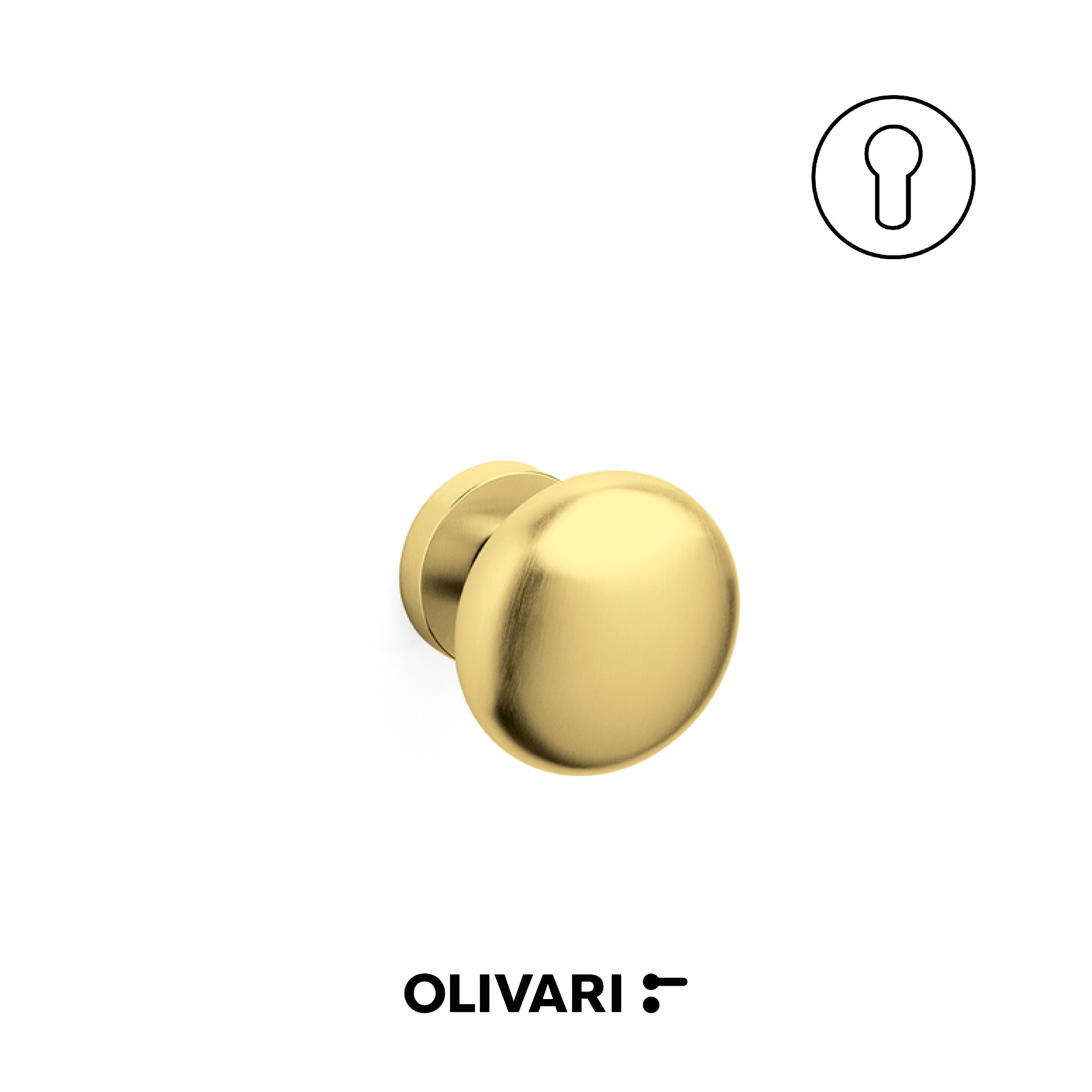 Olivari Edison Ø70 - Central Door Knobs