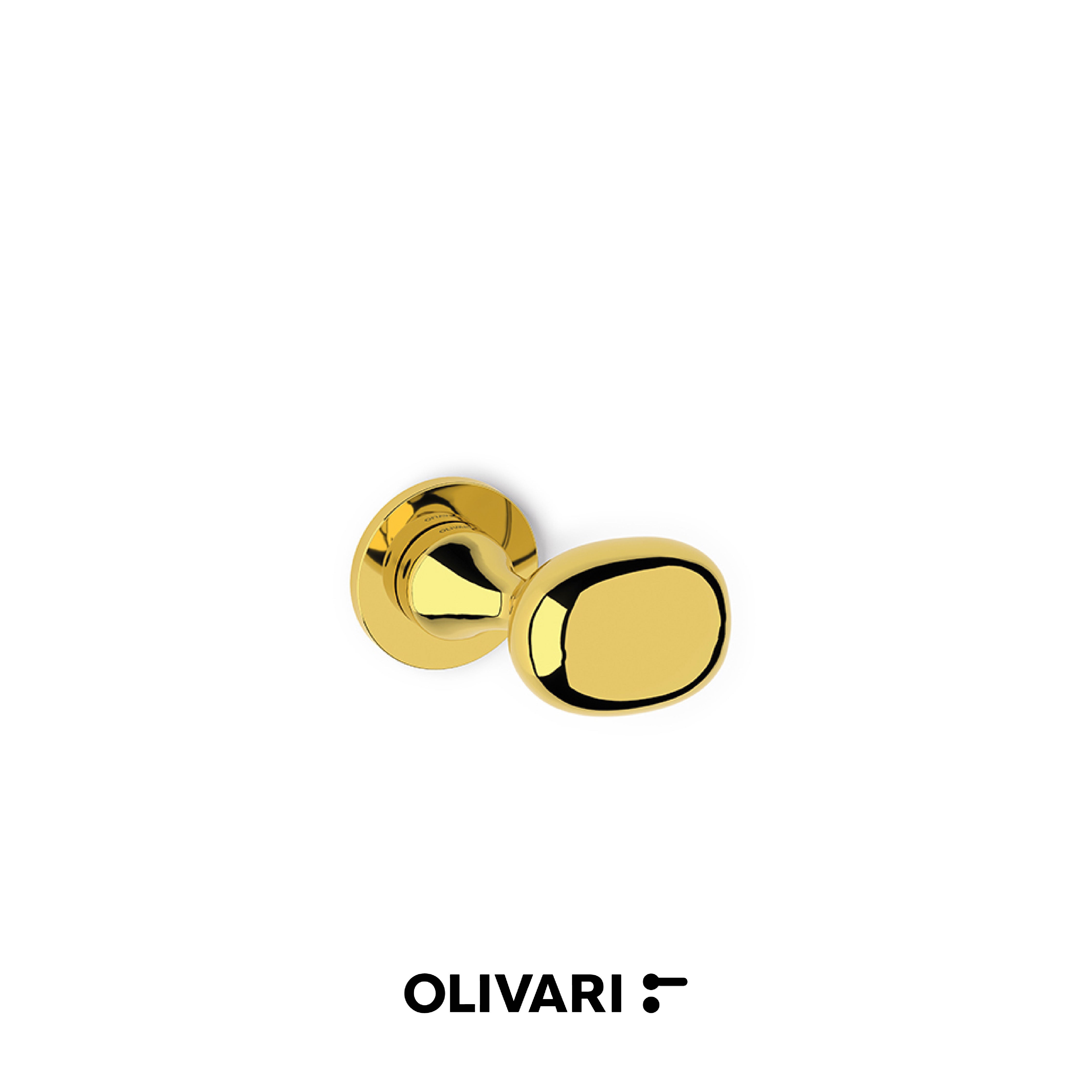Olivari Melanzana - Cranked door knobs