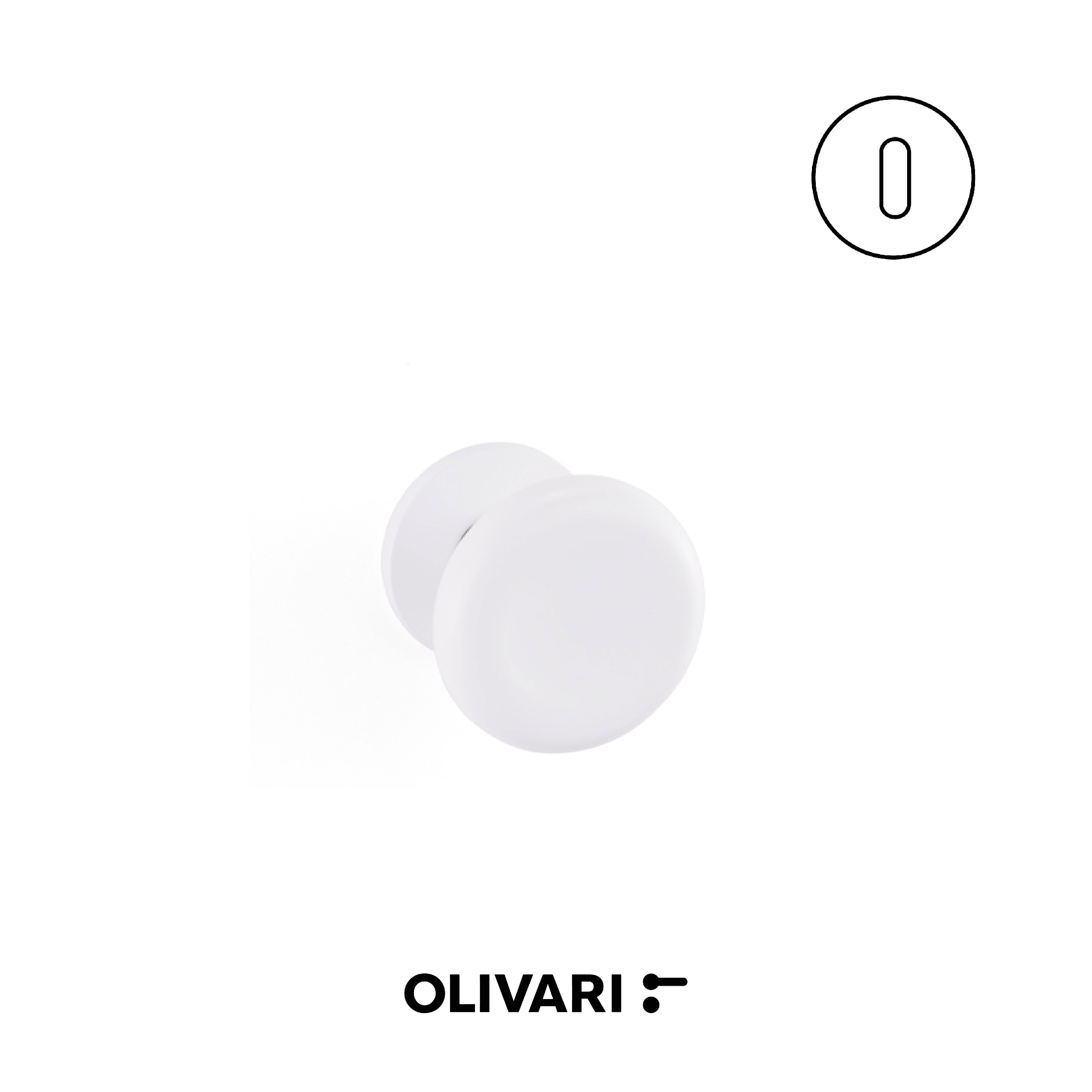 Olivari Paddle - Centre door knobs