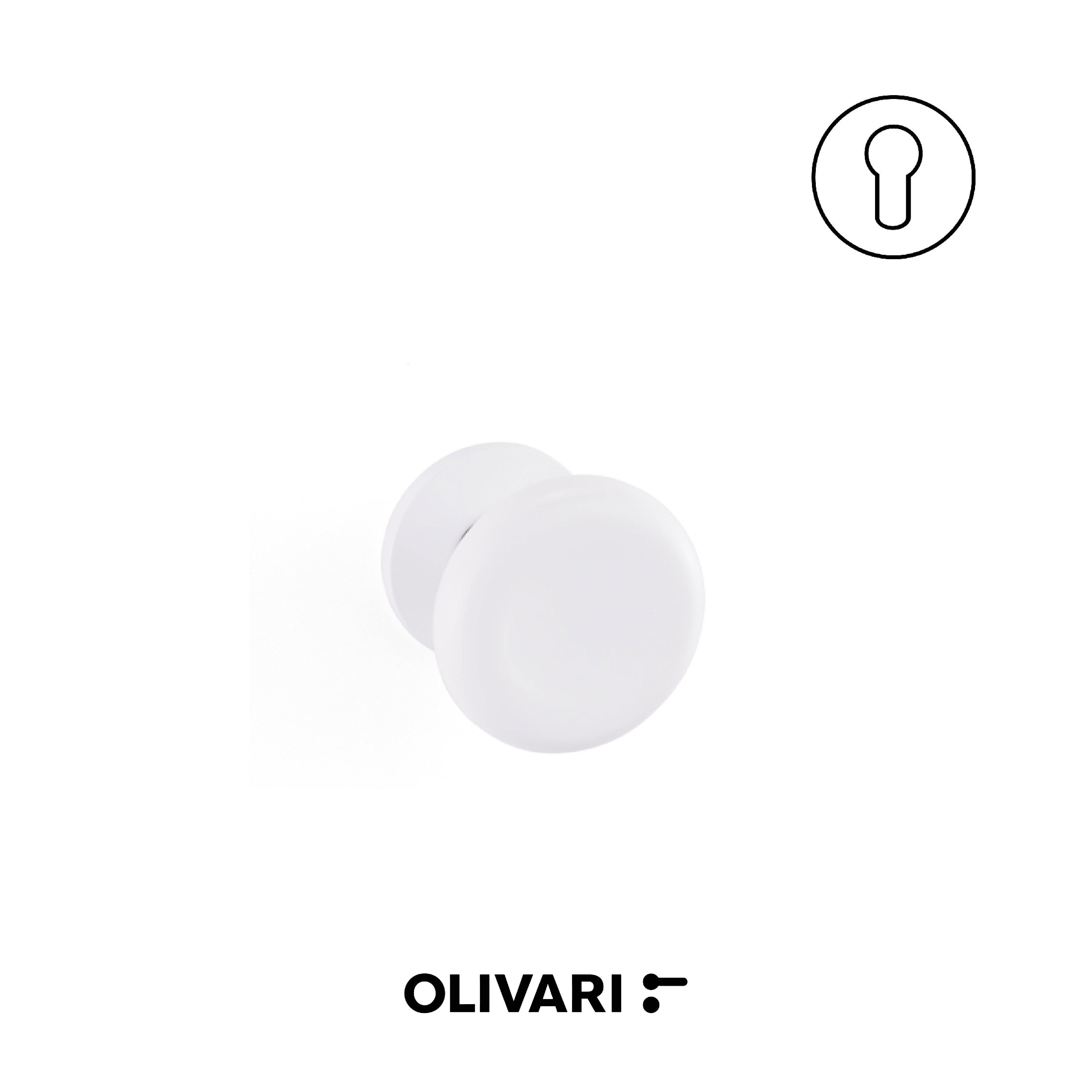 Olivari Paddle - Centre door knobs