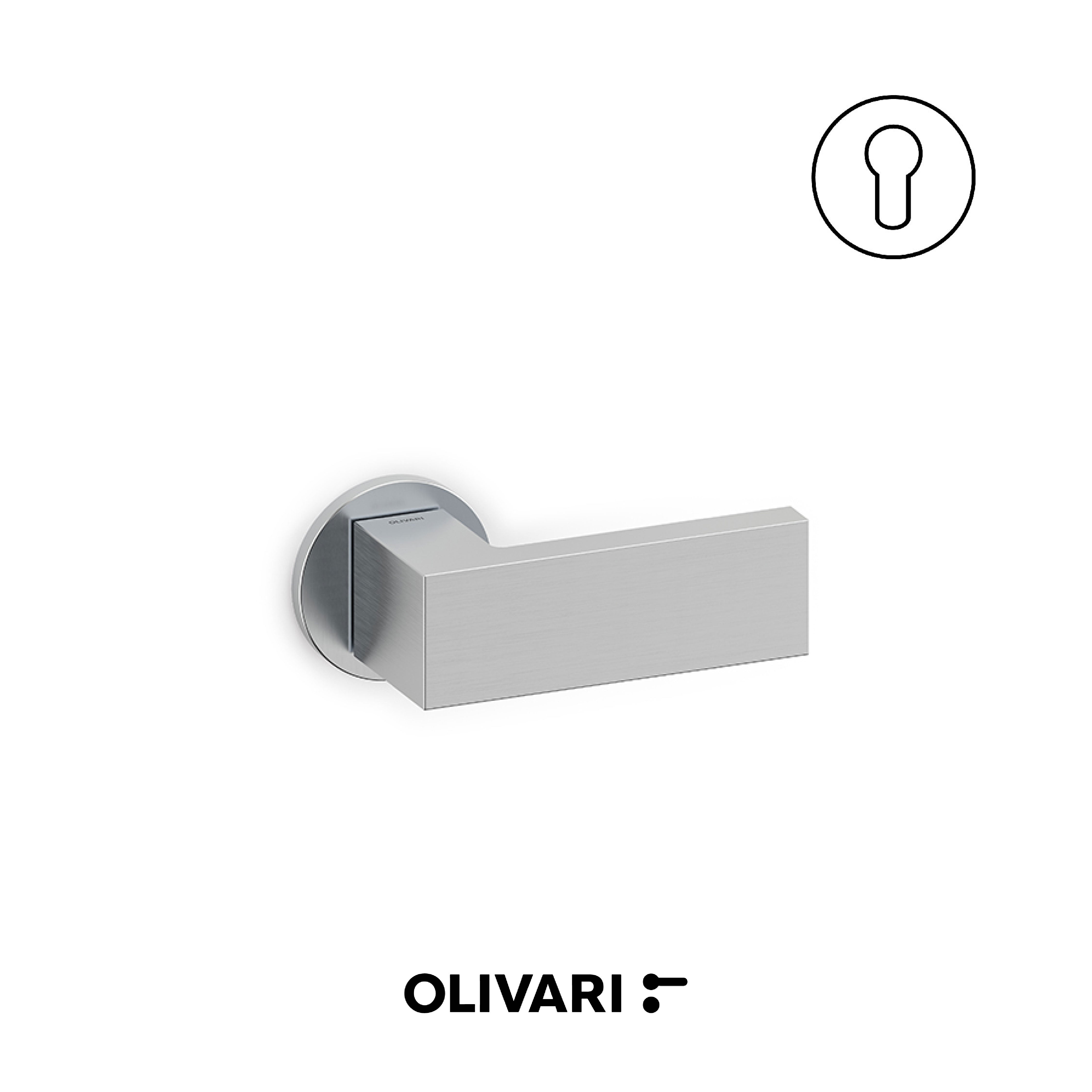 Olivari Planet Bassa - Cranked door knobs