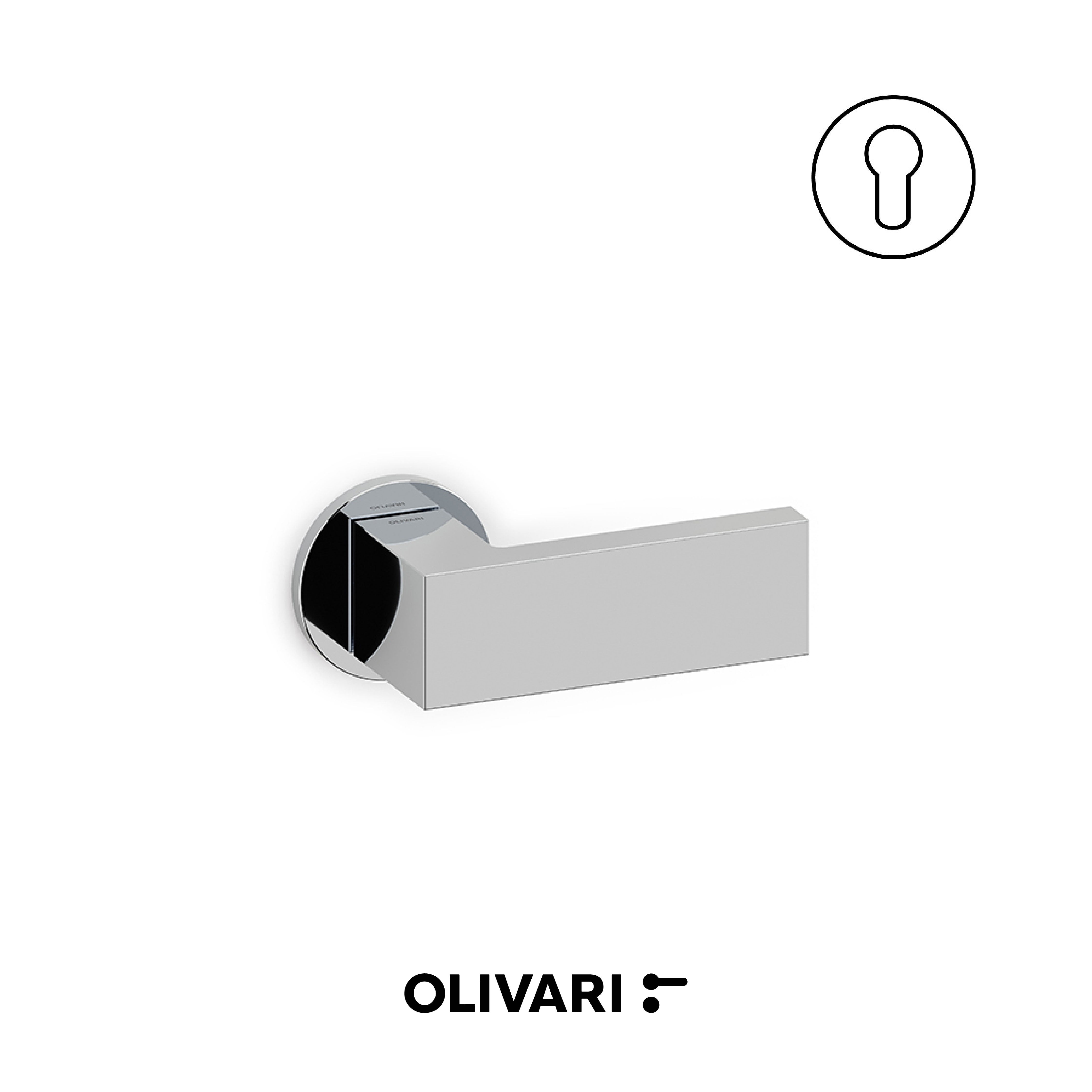 Olivari Planet Bassa - Cranked door knobs