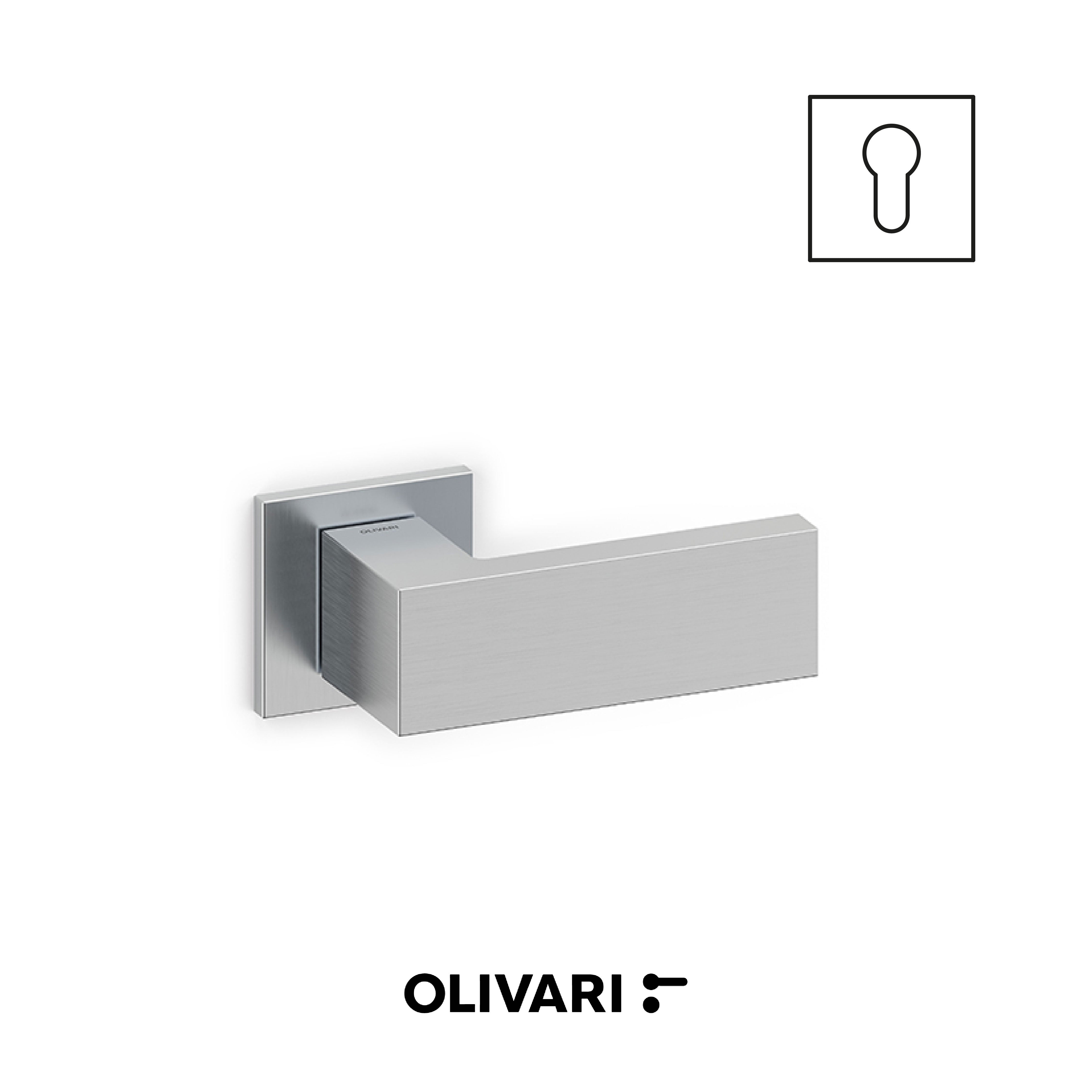 Olivari Planet Q Bassa - Cranked door knobs