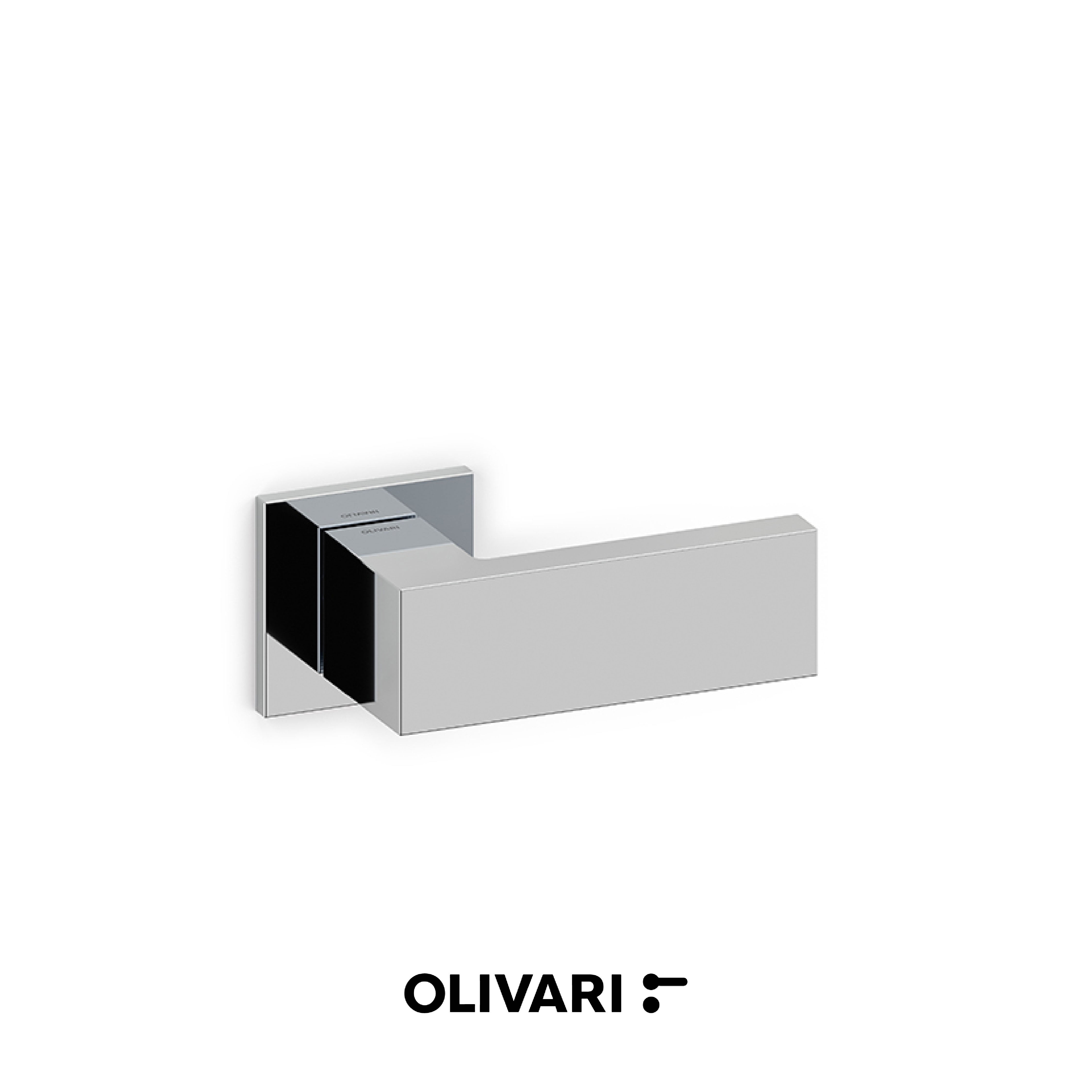 Olivari Planet Q Bassa - Cranked door knobs