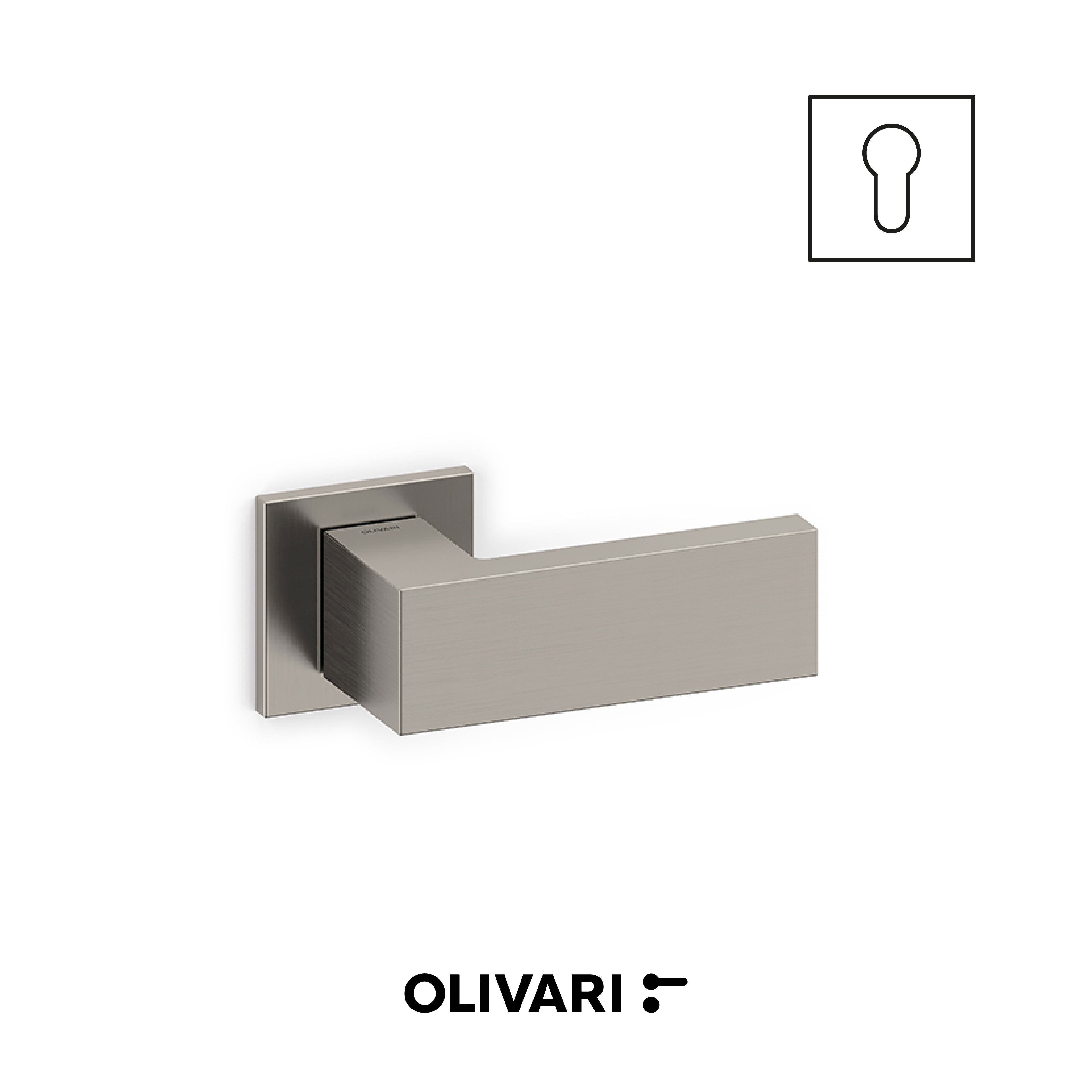 Olivari Planet Q Bassa - Cranked door knobs