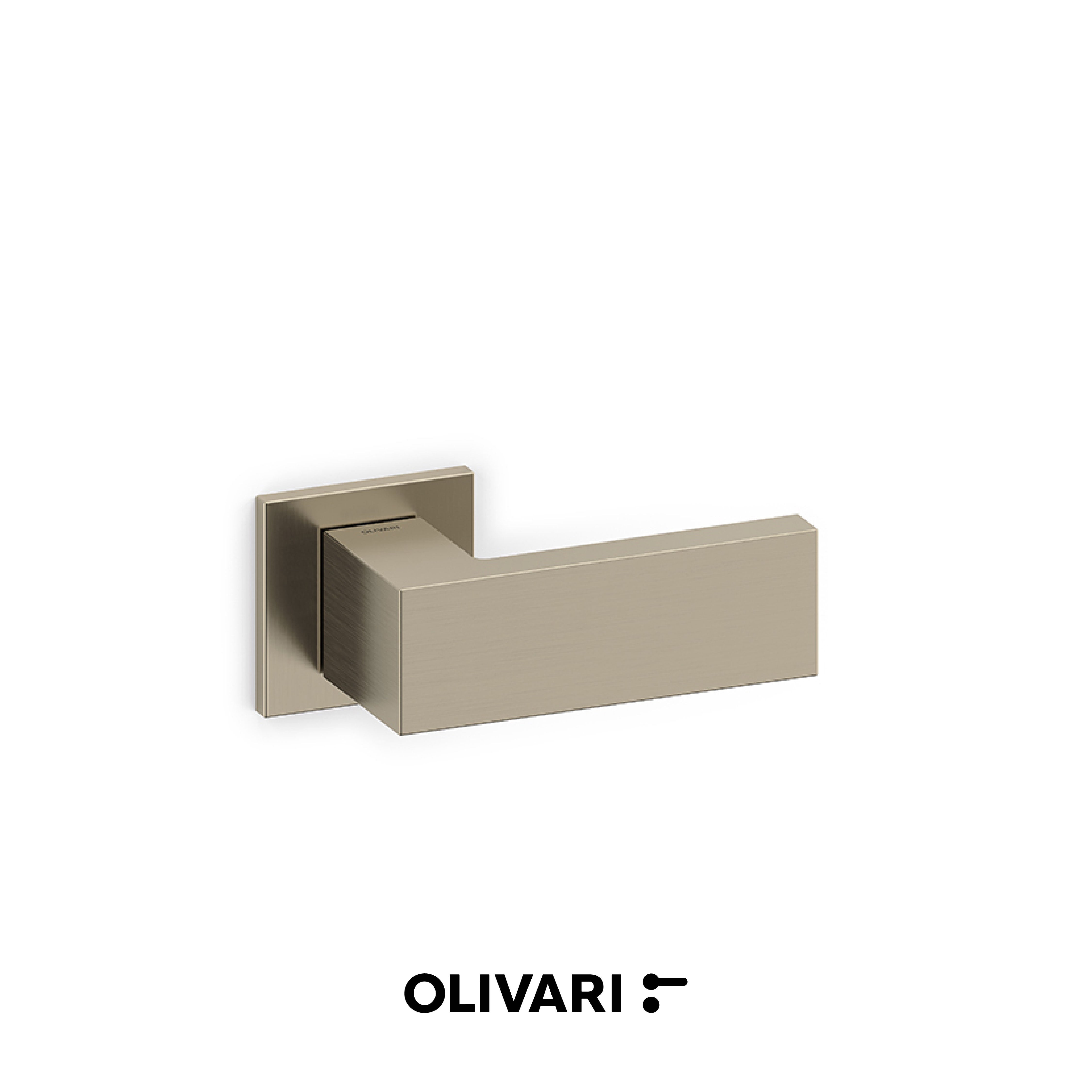 Olivari Planet Q Bassa - Cranked door knobs