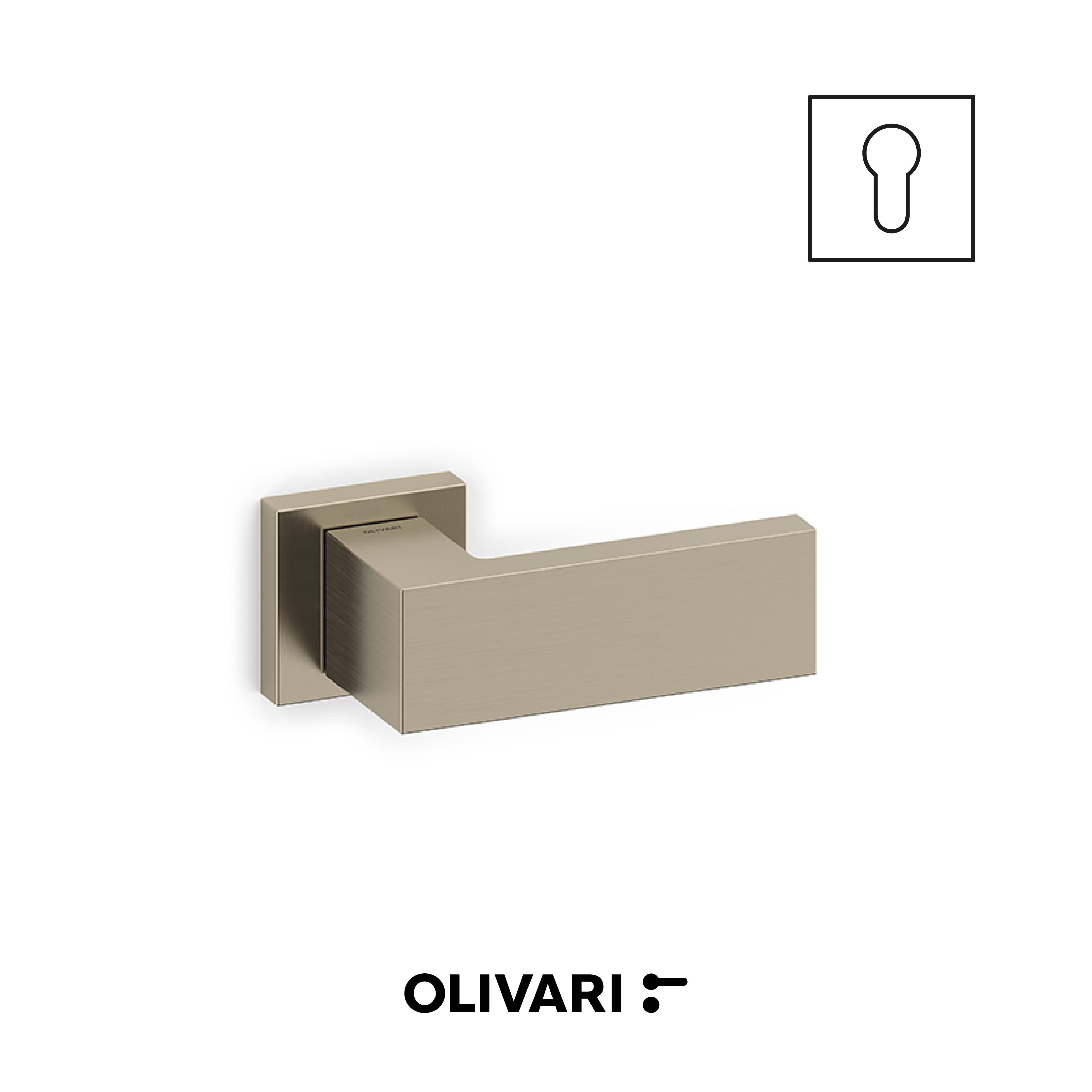 Olivari Planet Q - Cranked door knobs